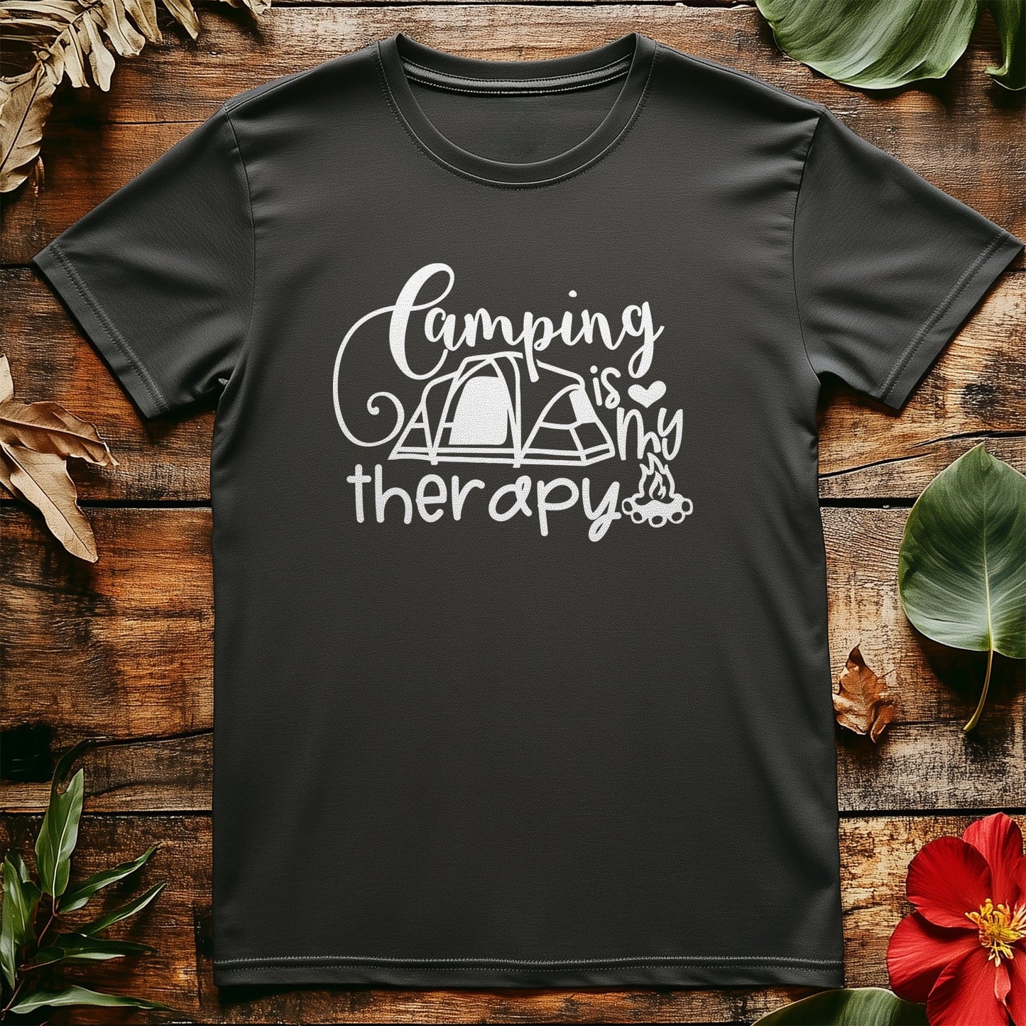 Camping Is My Therapy T-shirt - Unwind