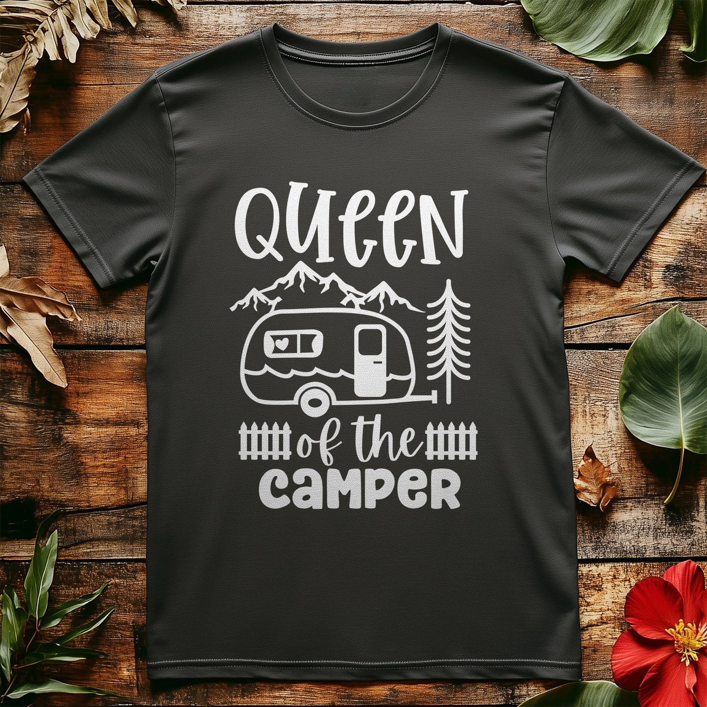 Queen of the Camper T-shirt - Royalty