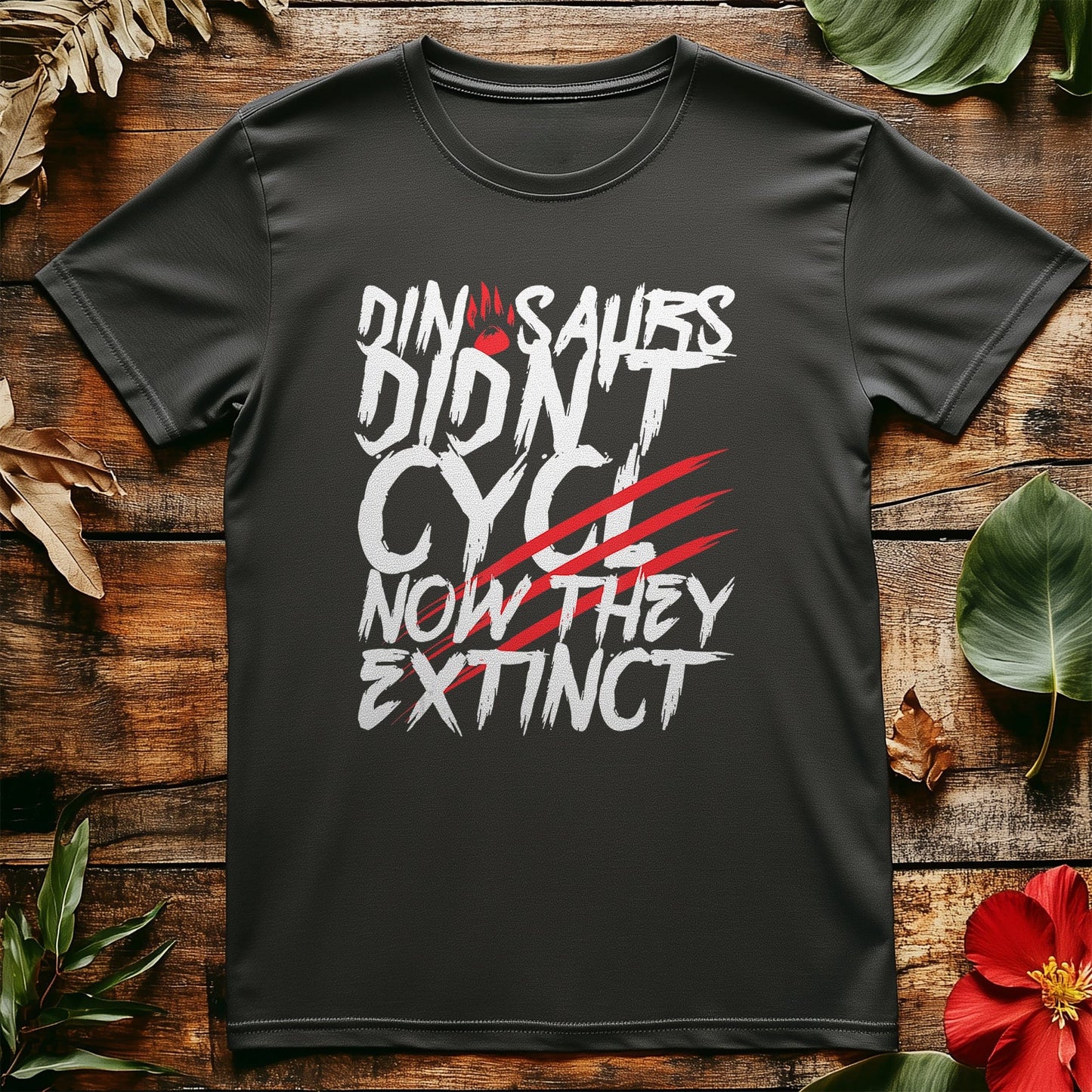 Cycling (249) T-shirt - "Don't