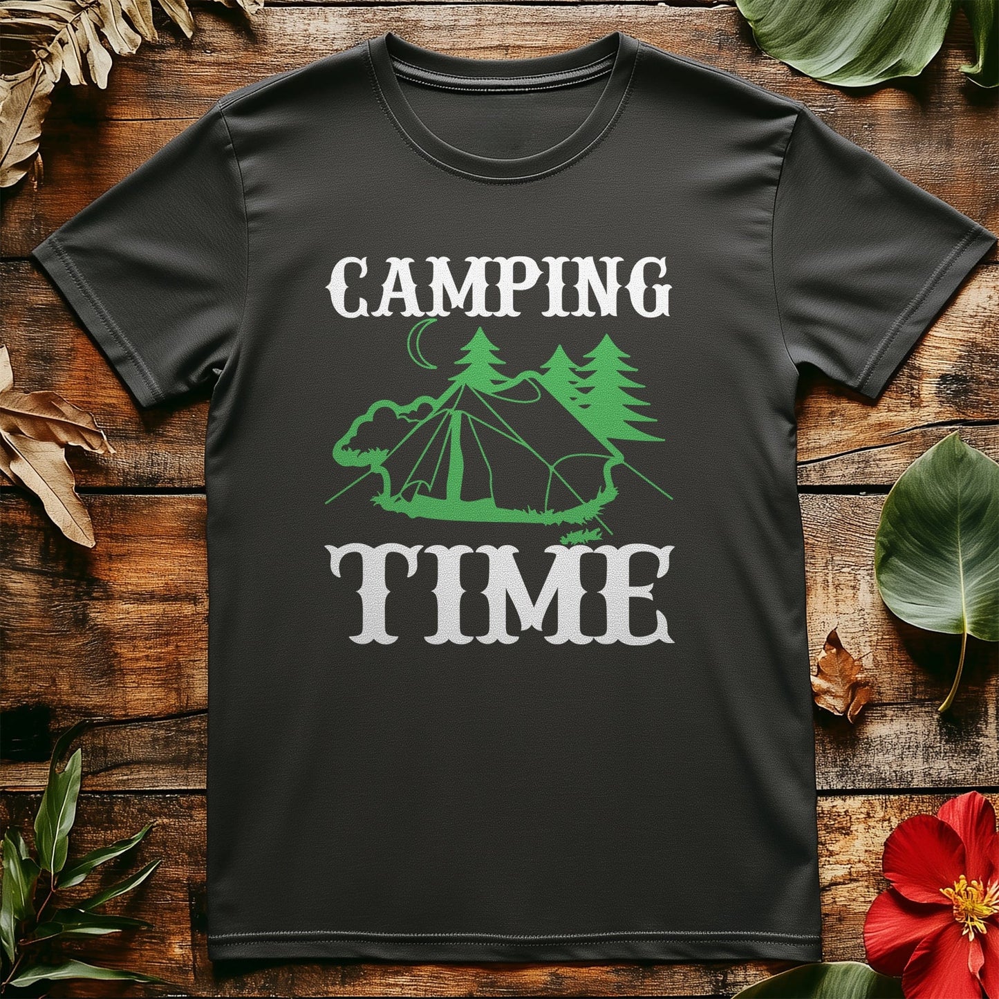 Camping Time = 3-01 T-Shirt ‚Äì Funny
