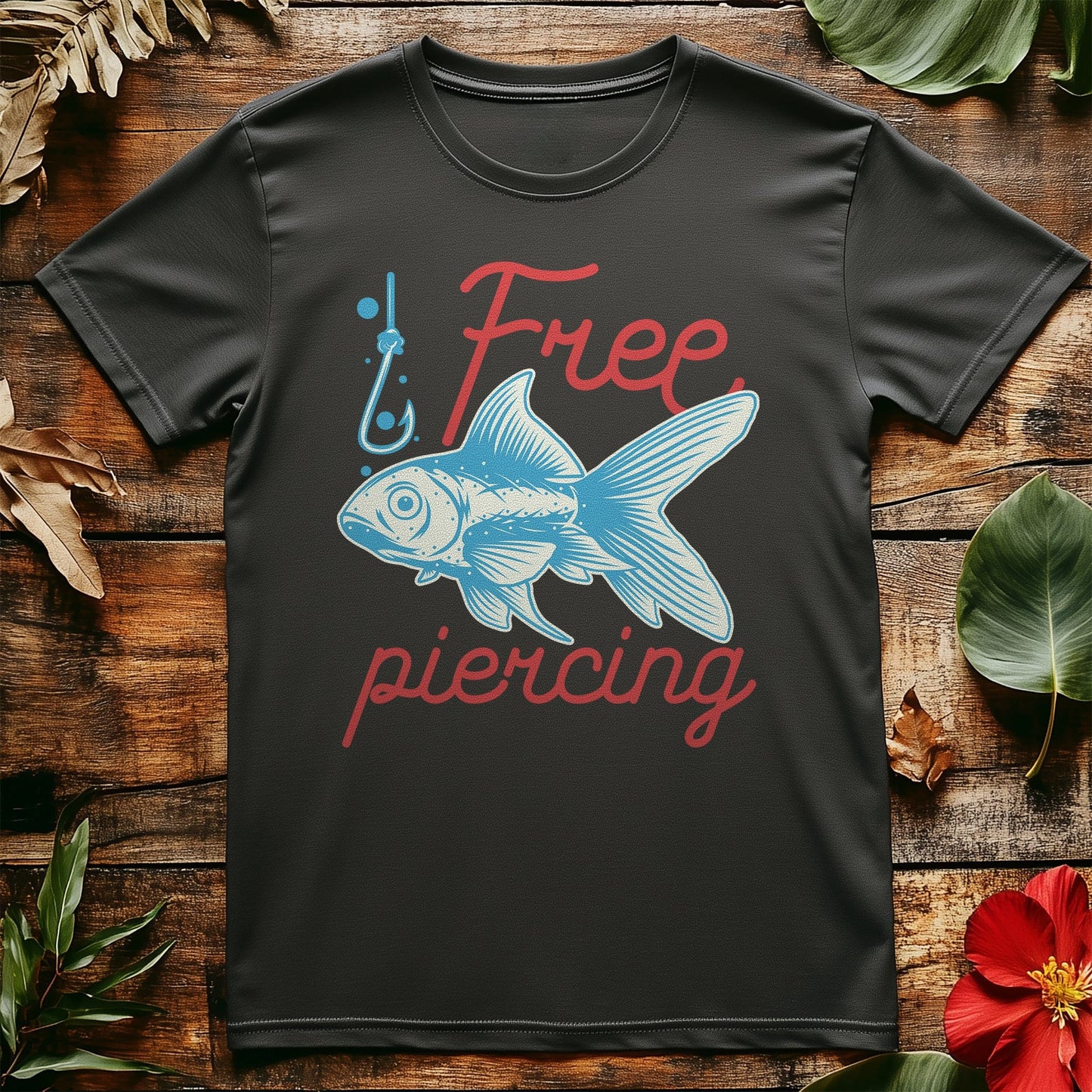 Free Piercing Fish t-shirt