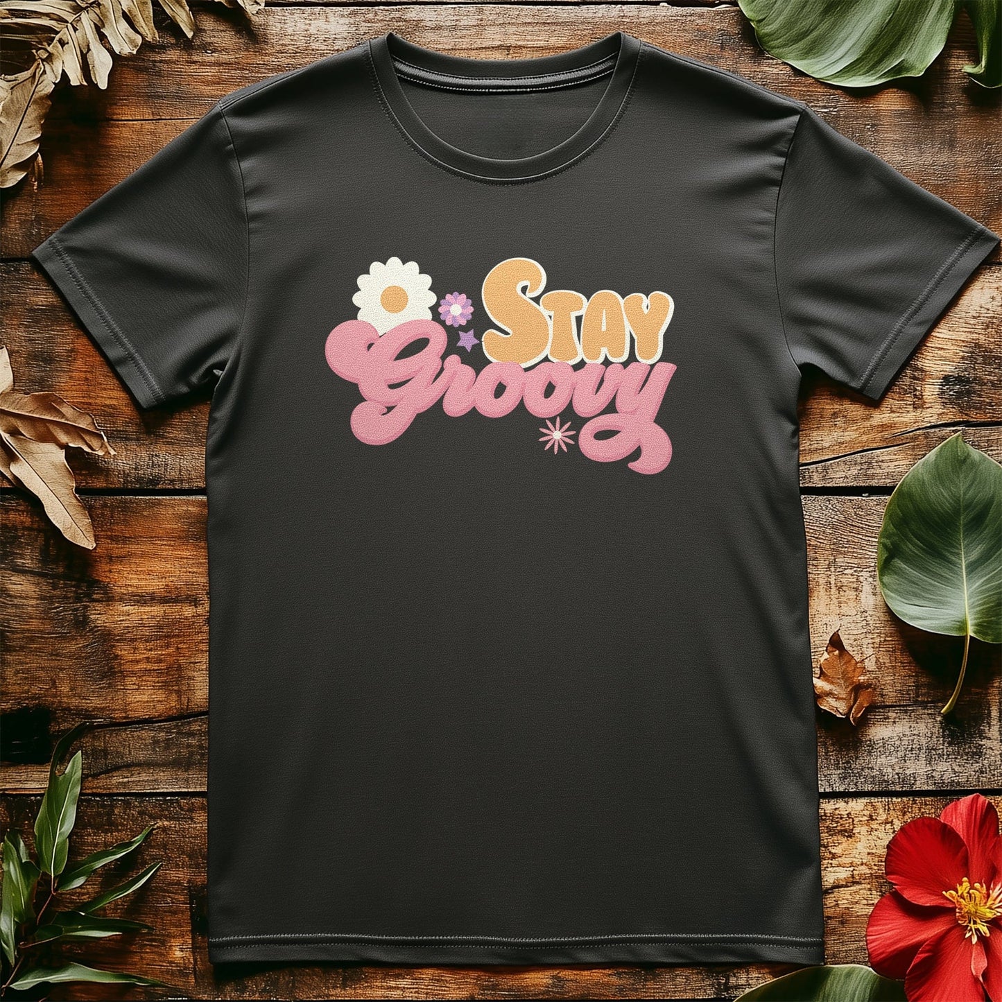 3-01 T-Shirt Stay Groovy