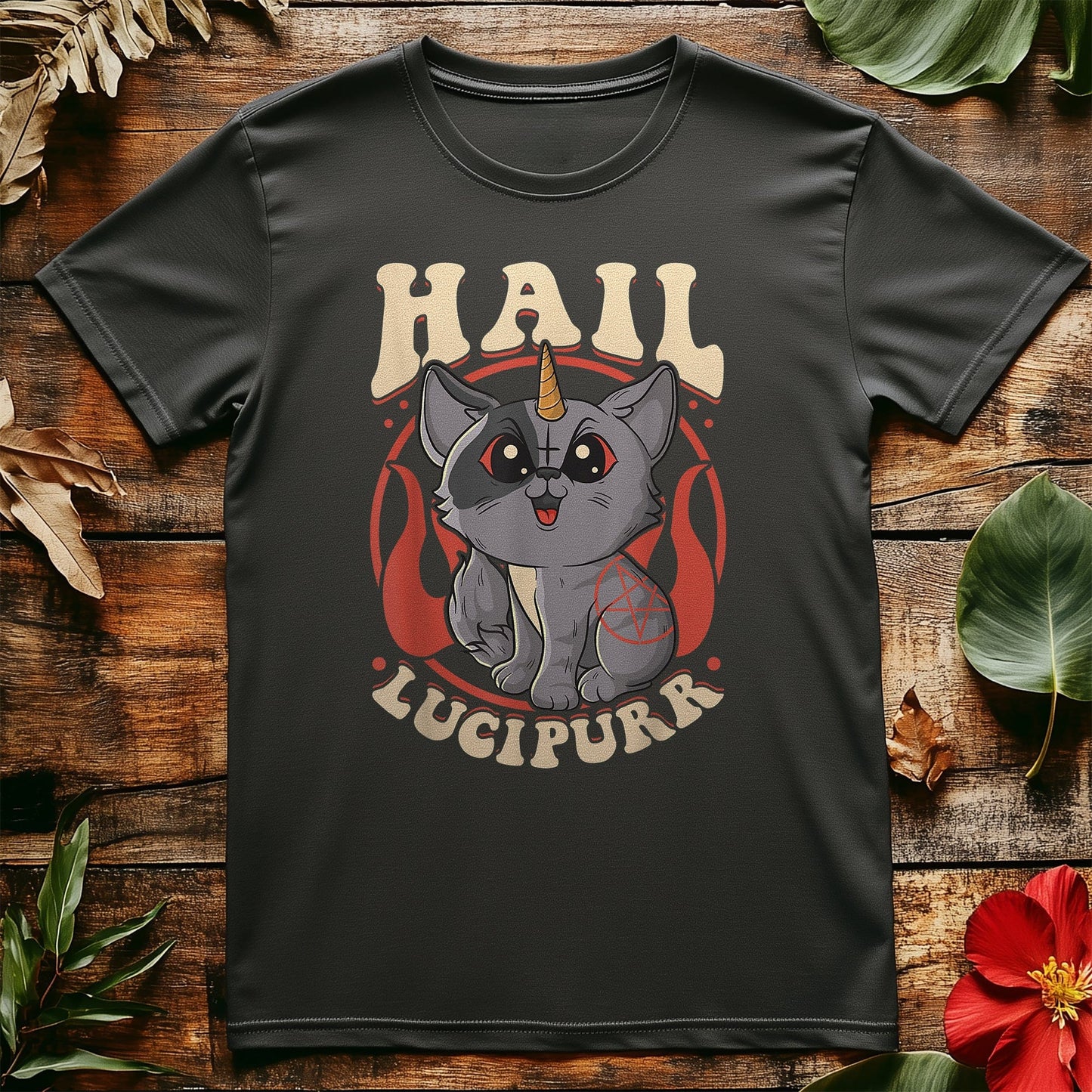 Hail Lucipurr Cat T-Shirt