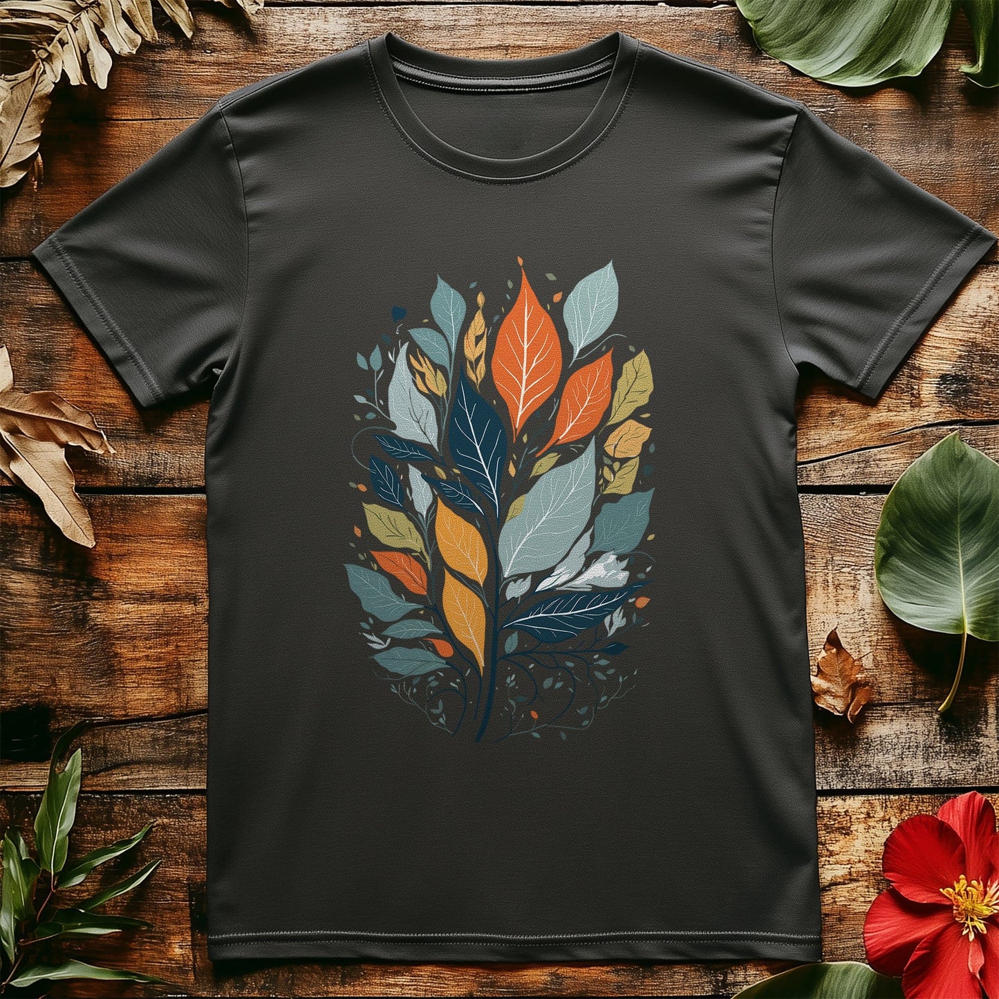 Flower67 T-shirt - A Leafy Laugh!