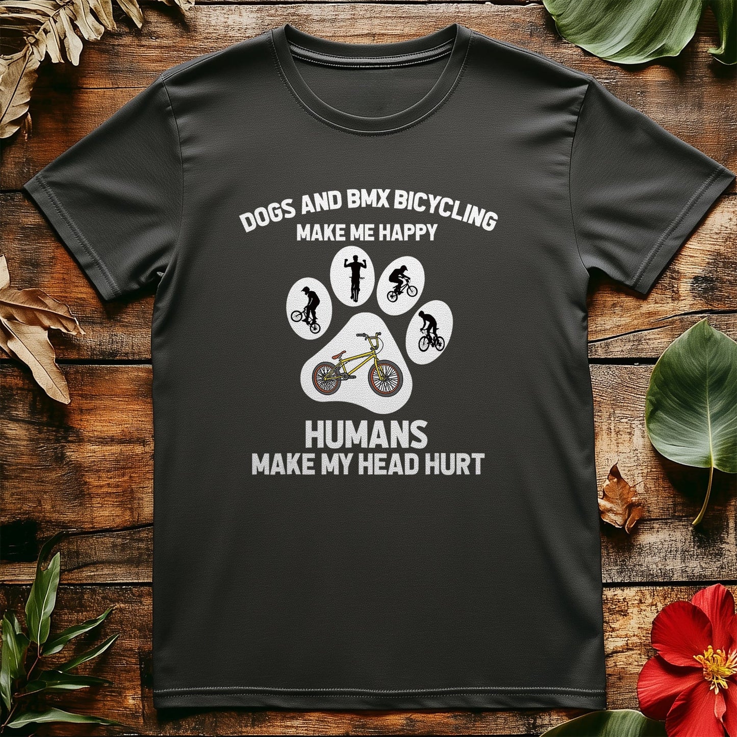 Cycling (254) T-shirt - Doggos &