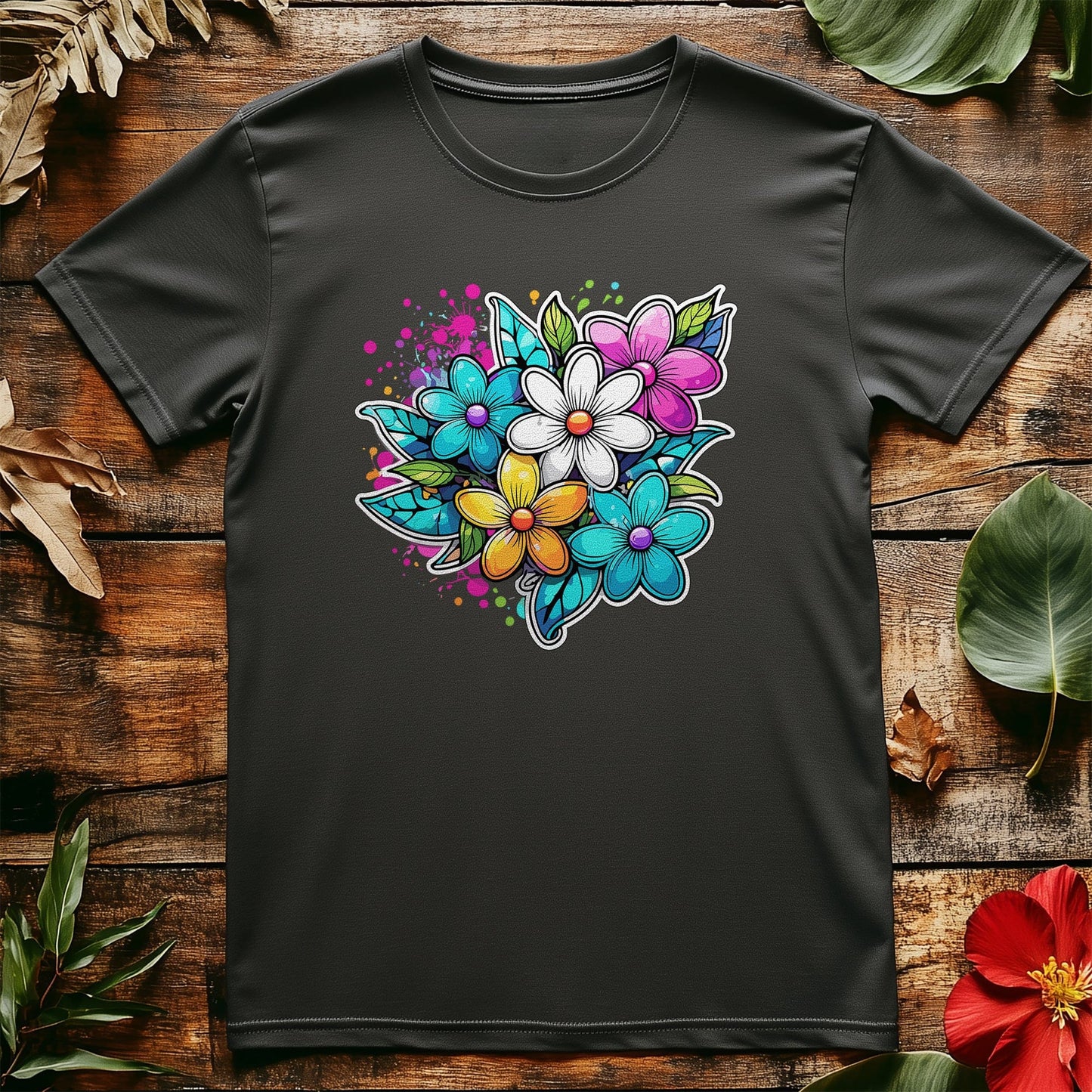 Flower39 T-shirt - Funny & Floral Fun!