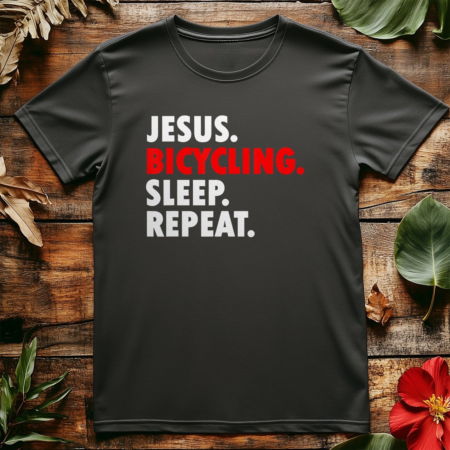 Cycling Jesus T-shirt
