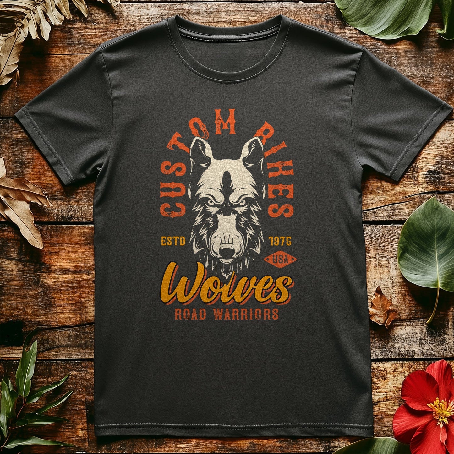 Custom Bikes Wolves T-shirt