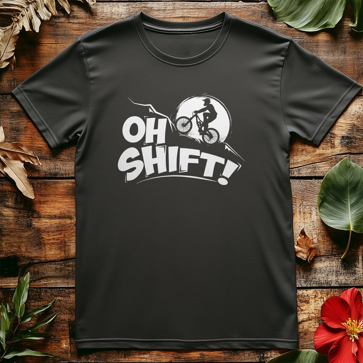 Oh Shift! Cycling Silhouette T-shirt