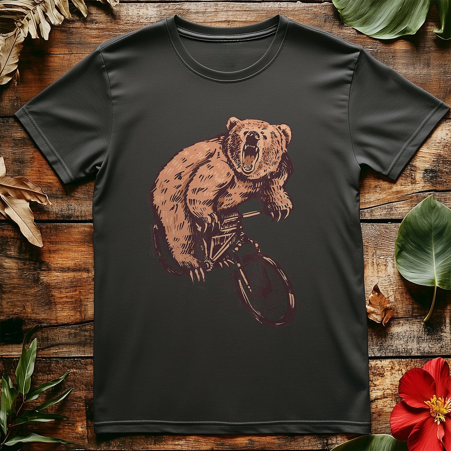 Bear-y Funny Cycling T-Shirt