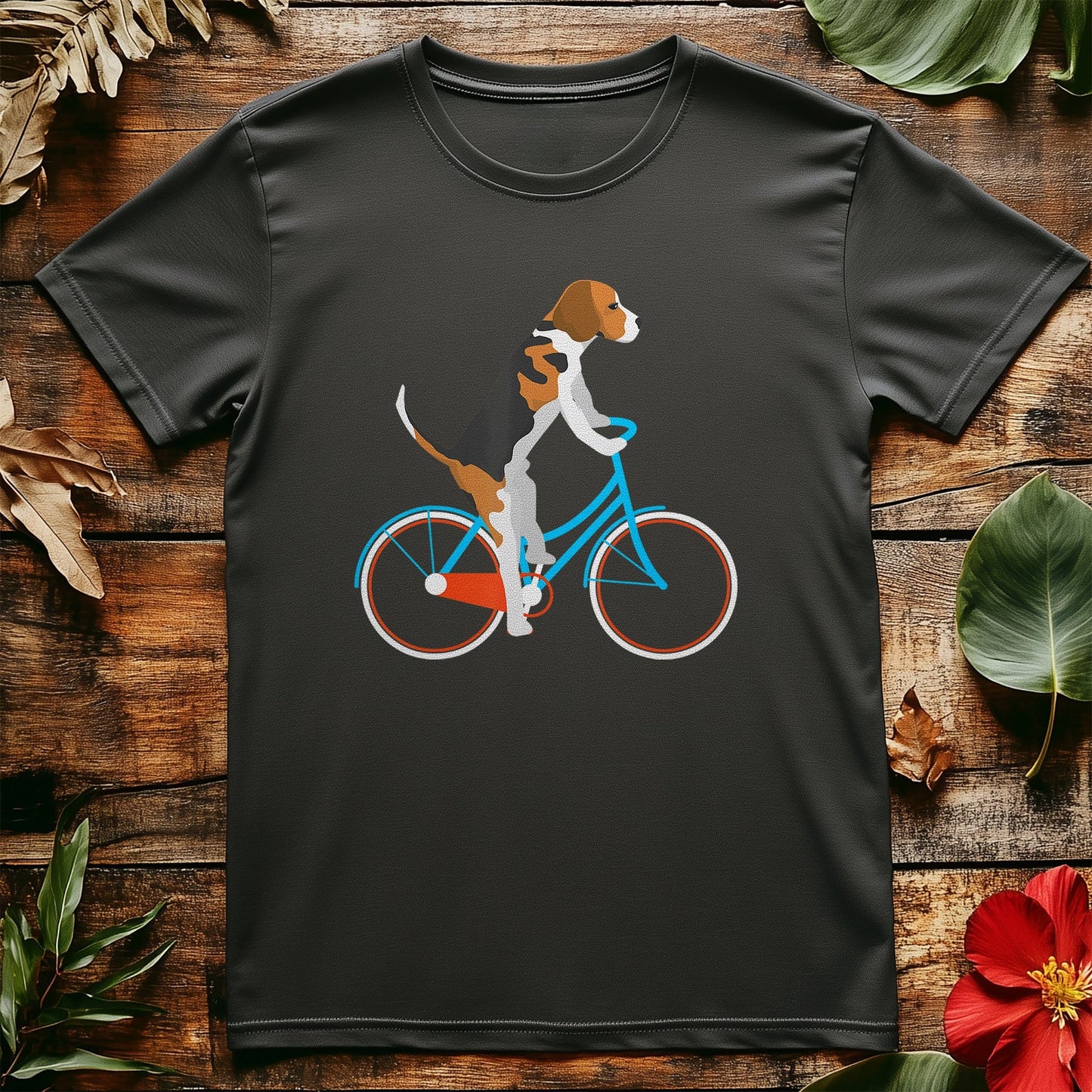 Cycling Dogs T-Shirt Pawesome Fun