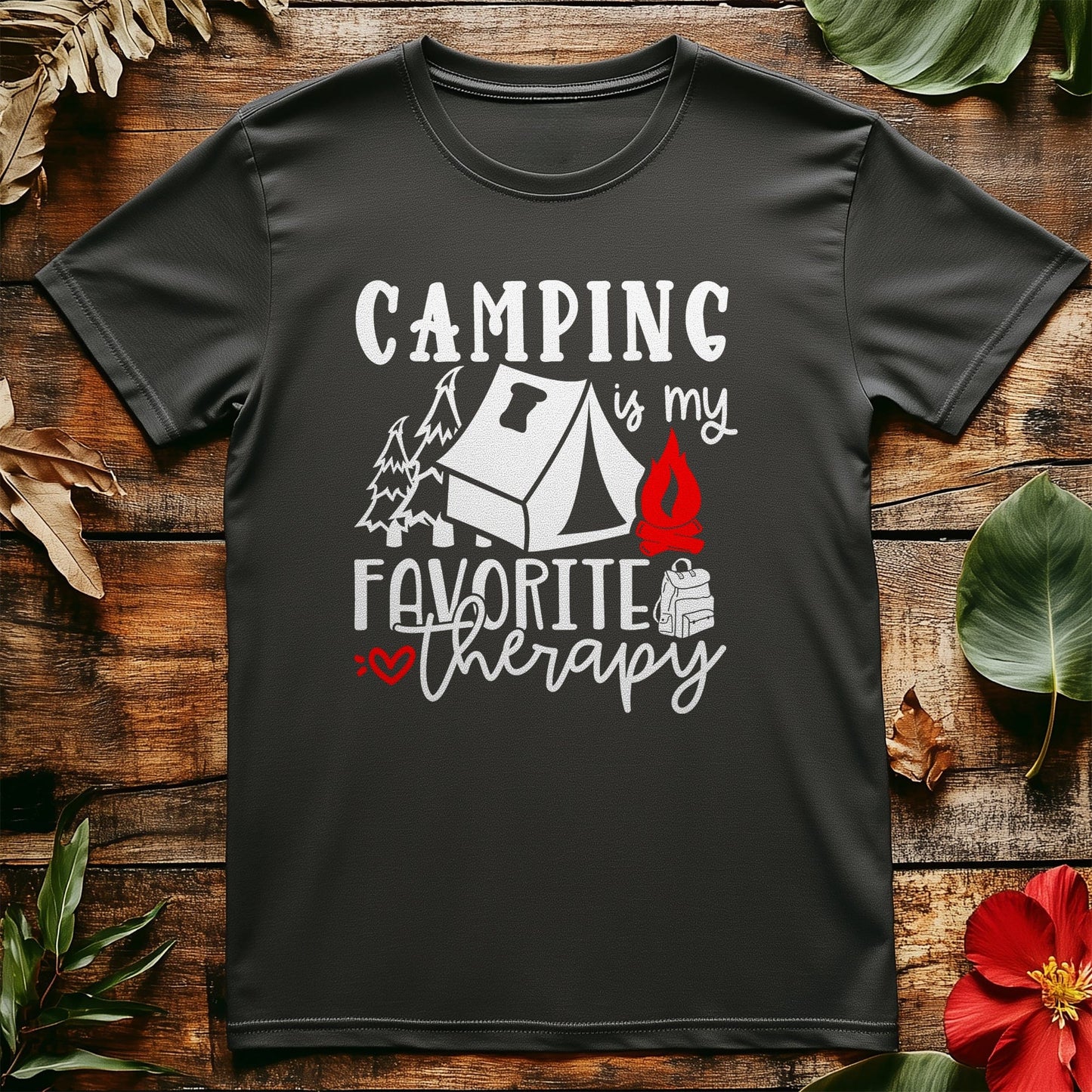 Camping Is My Favorite Therapy T-Shirt
