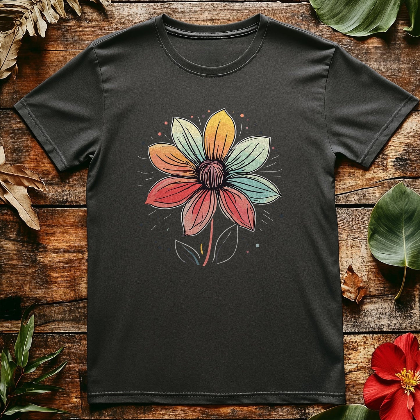 Flower34 Funny T-Shirt - Blooming with