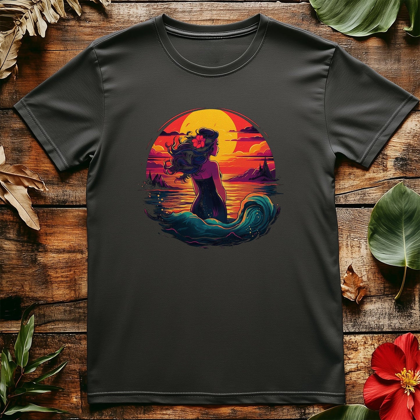 Retrowave Mermaid T-shirt