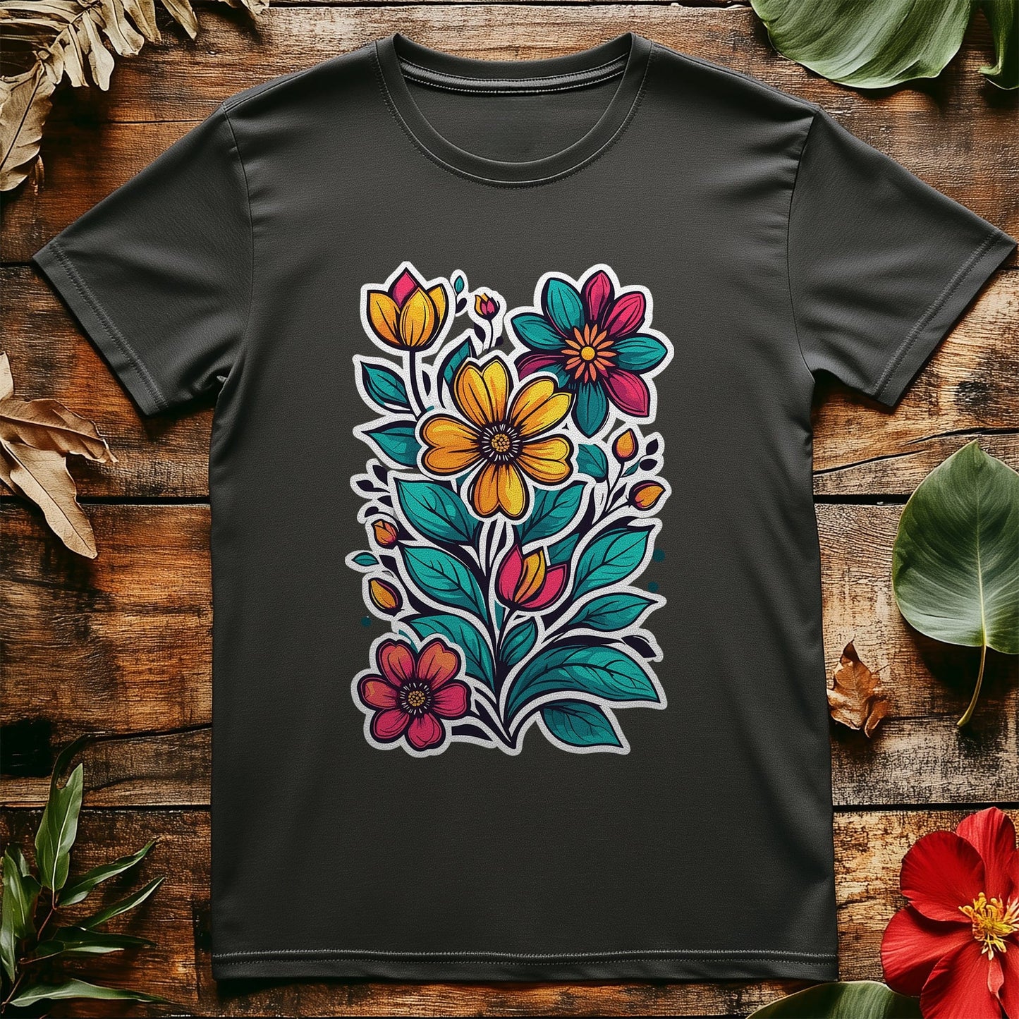 Flower70 t-shirt - Blooming Hilarity!