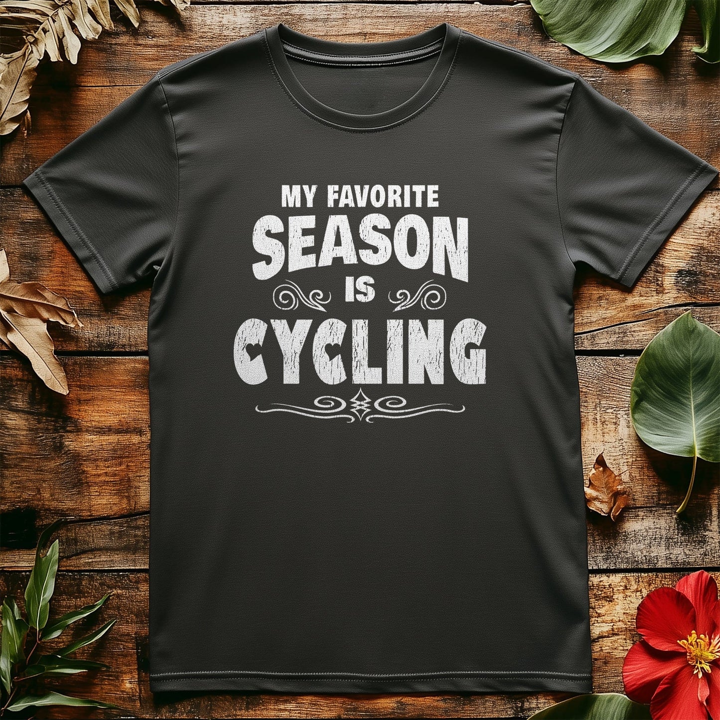My Favorite Season is Cycling T-Shirt