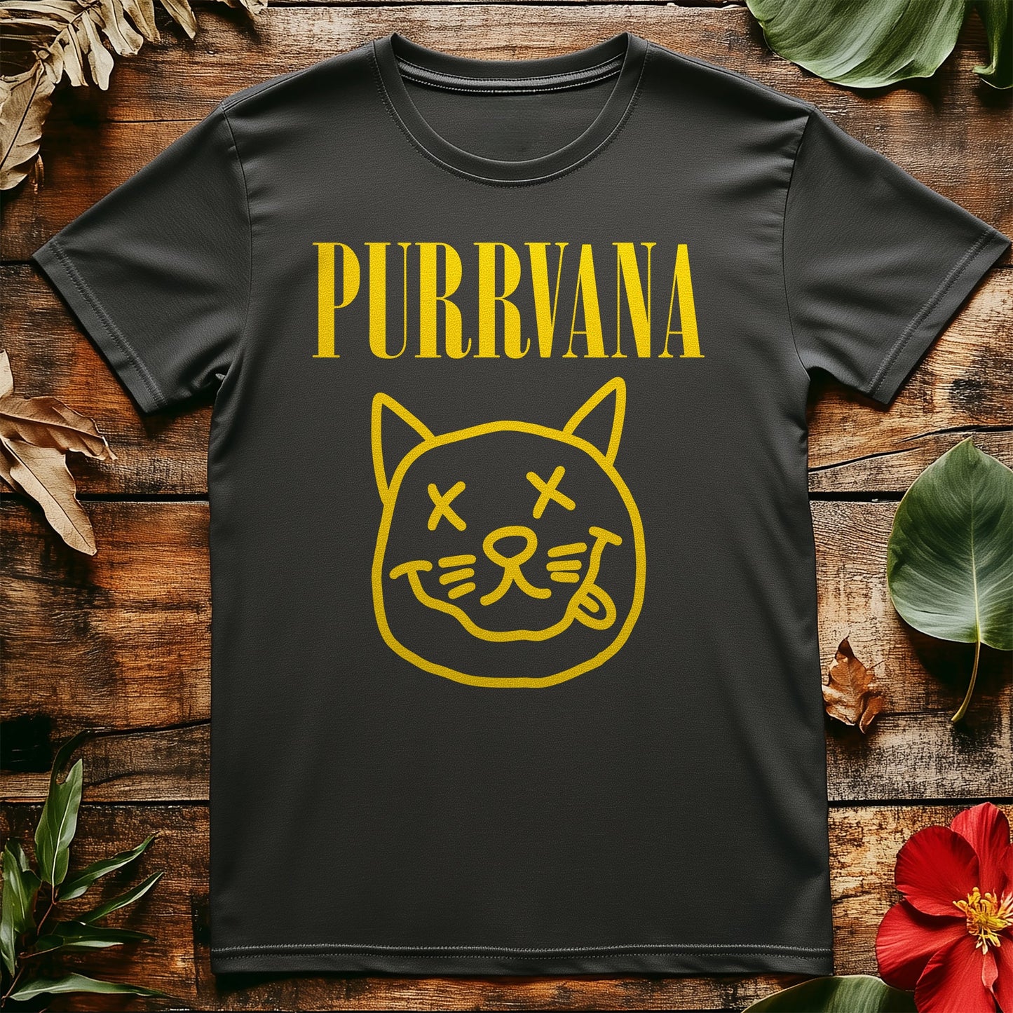 Purrvana Cat T-shirt - Pawsitively