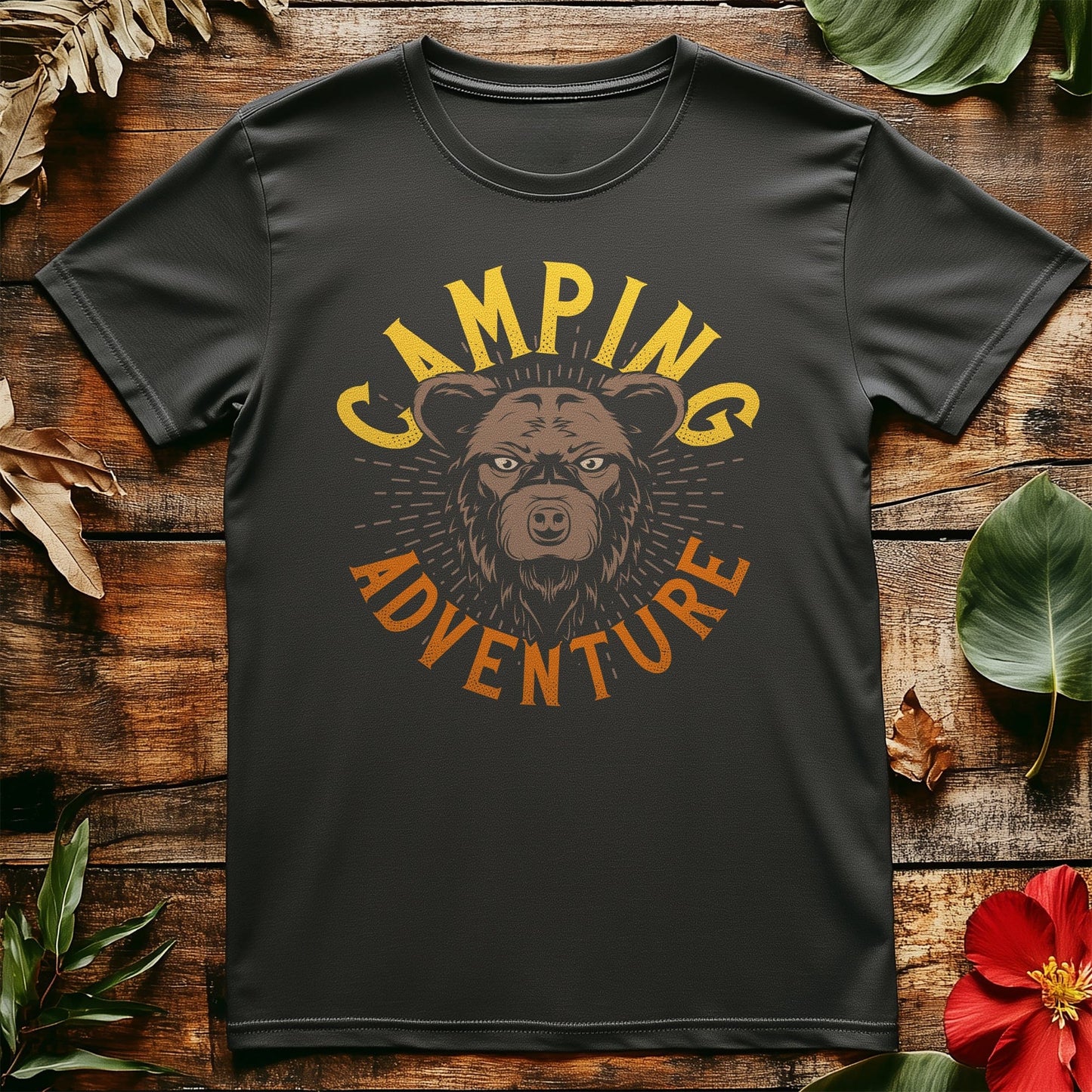 Bear Camping Adventure t-shirt