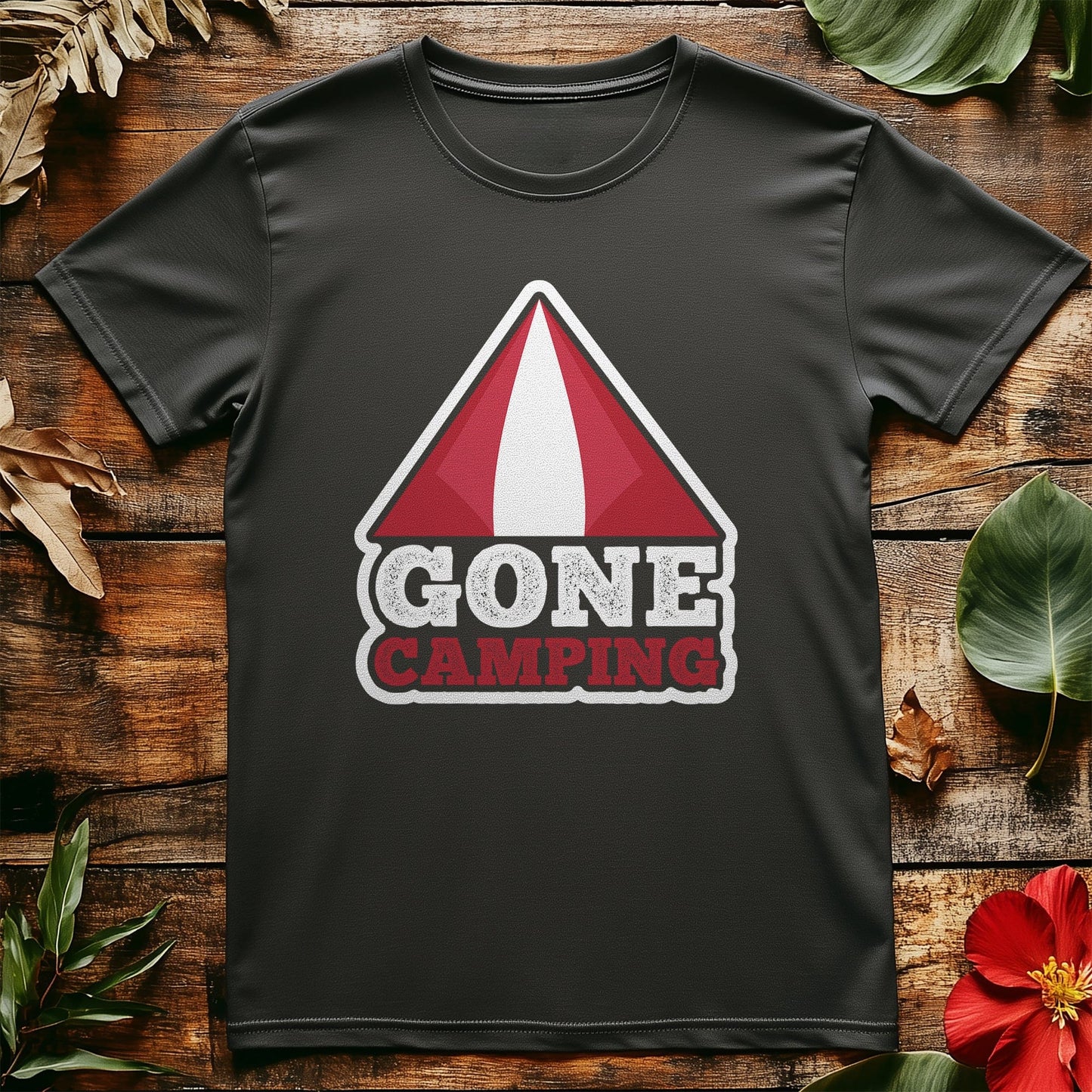 Gone Camping-01 T-shirt: Hilarious