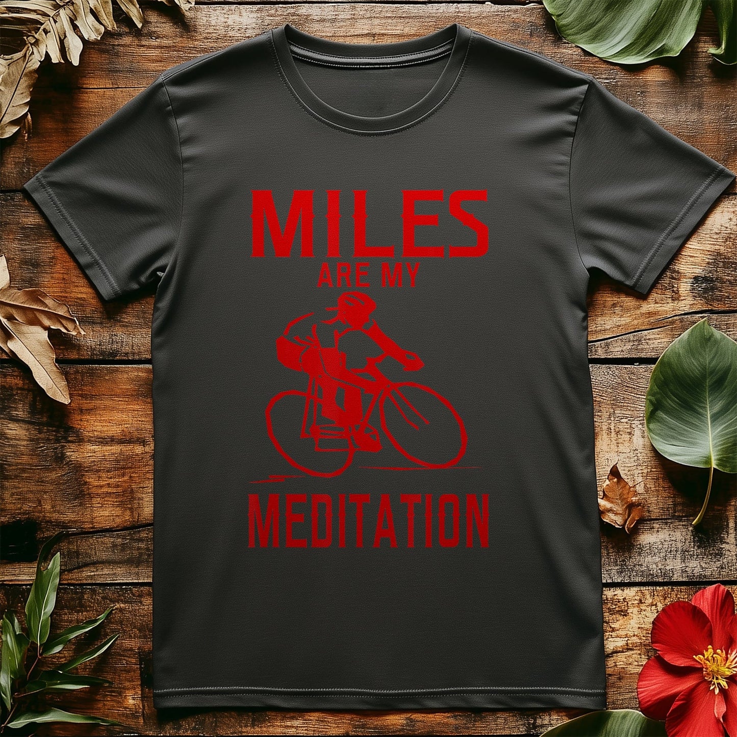Cycling (272) T-Shirt - Miles Are My