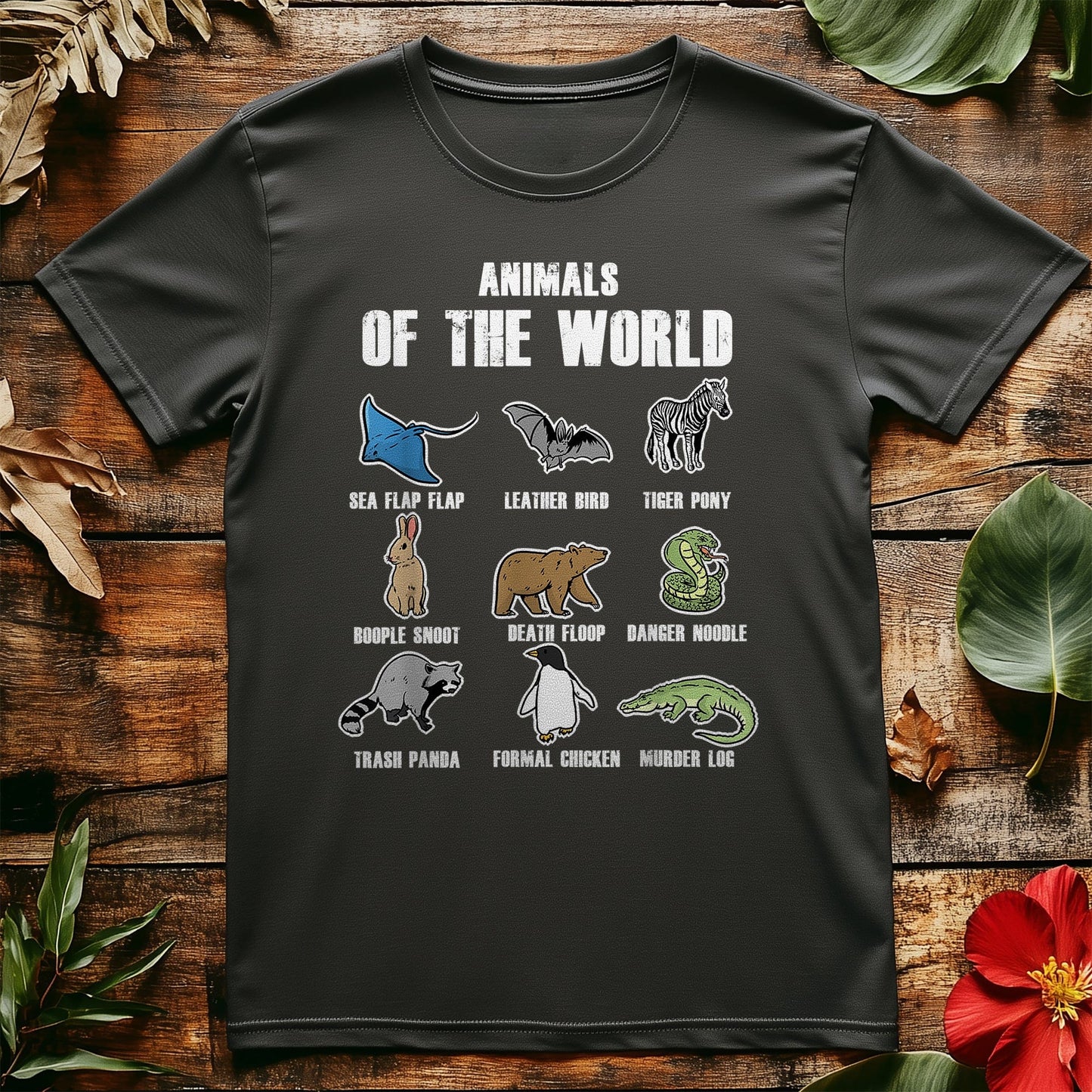 Animals of The World t-shirt