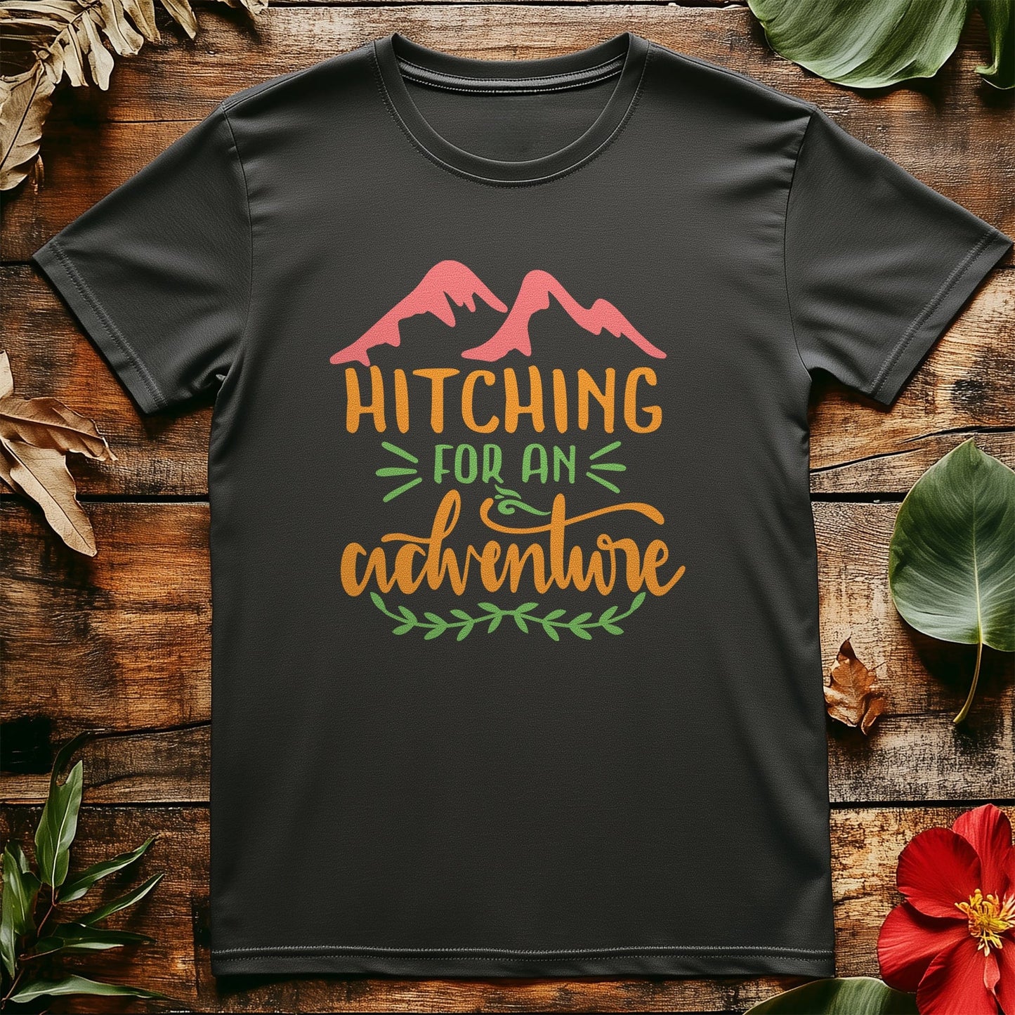 Hitching for an Adventure-01 T-Shirt -