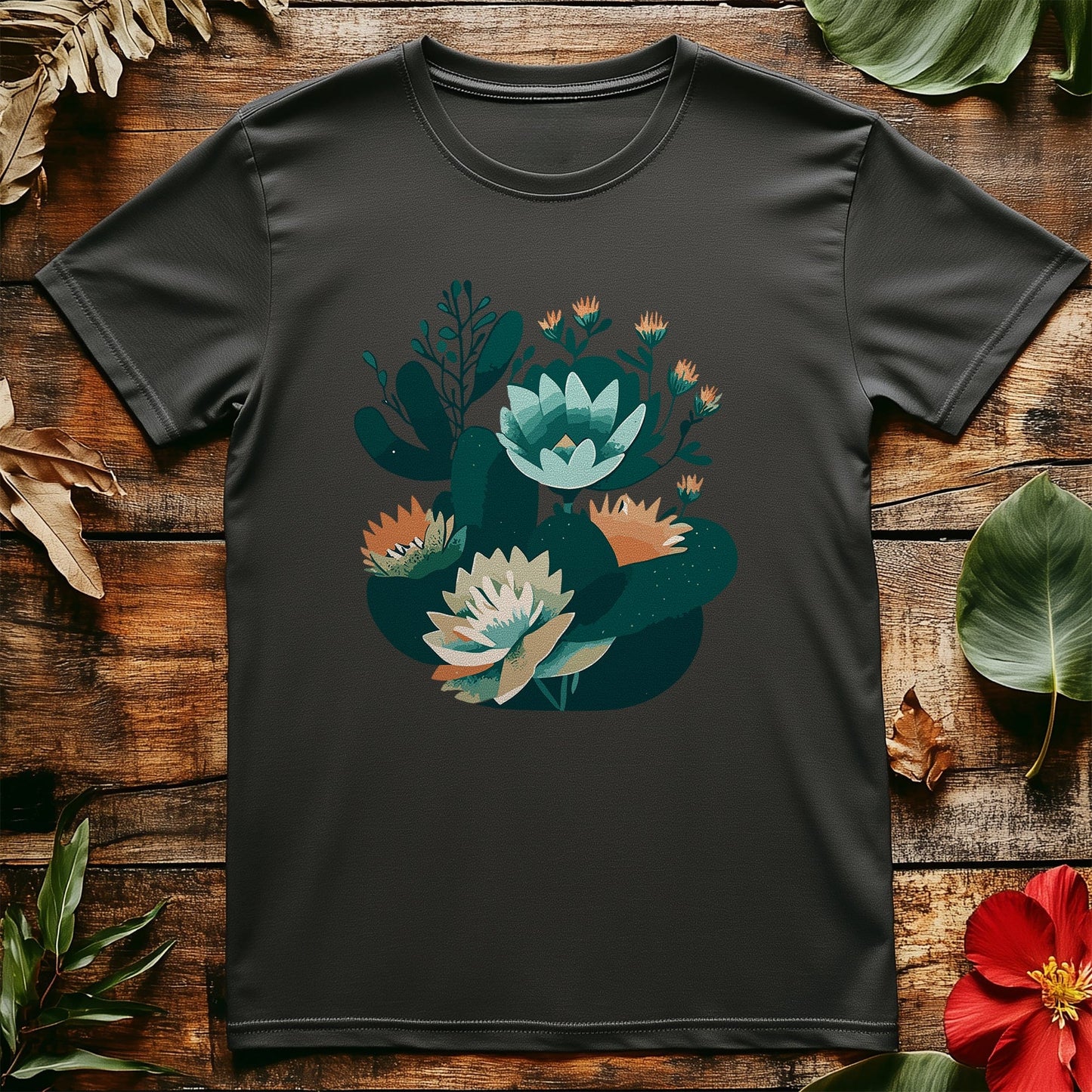 Flower54 T-shirt - Dive into Floral
