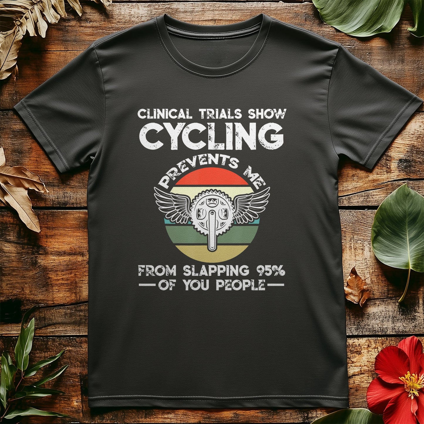 Cycling (282) T-Shirt - Hilarious
