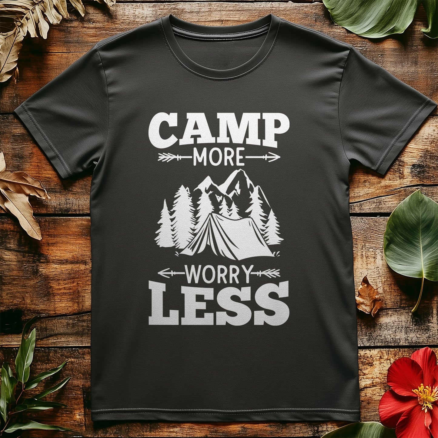 Camp More Worry Less T-shirt - Embrace