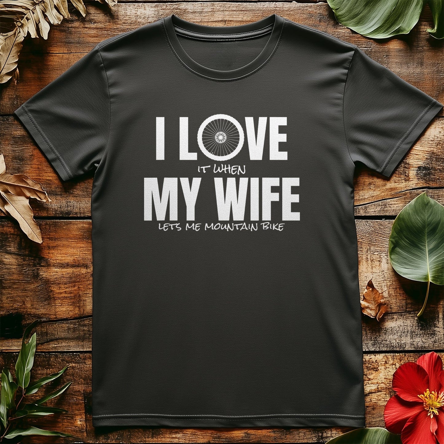 Cycling (306) T-shirt - I Love My Wife