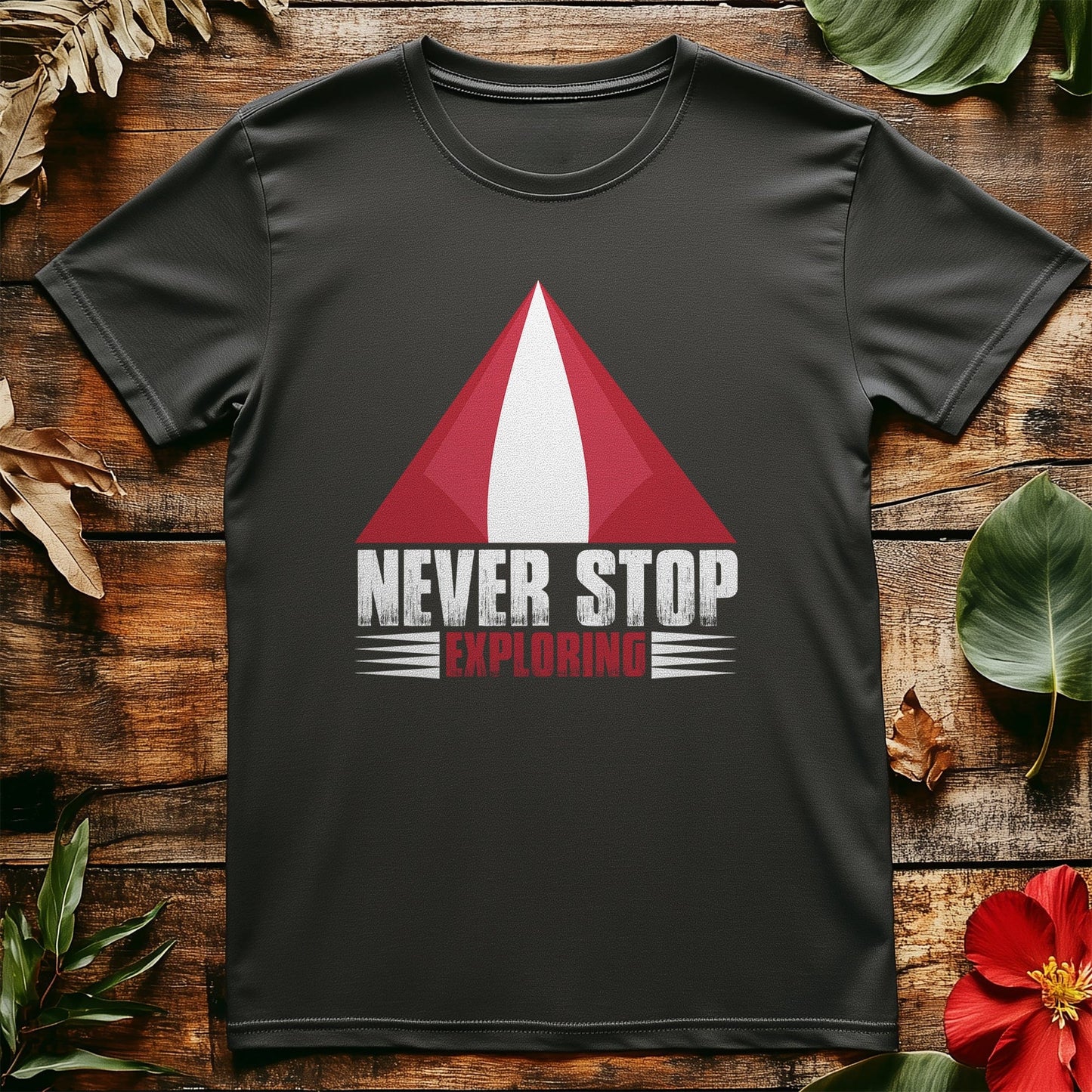 Never Stop Exploring-01 T-shirt