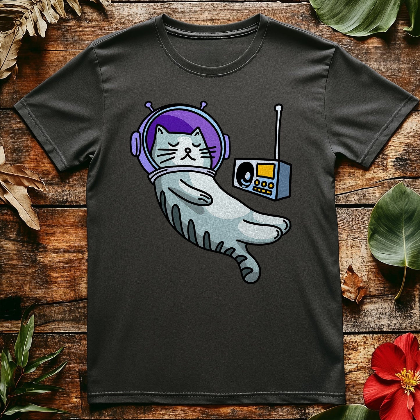 Cat In Space T-Shirt - Cosmic