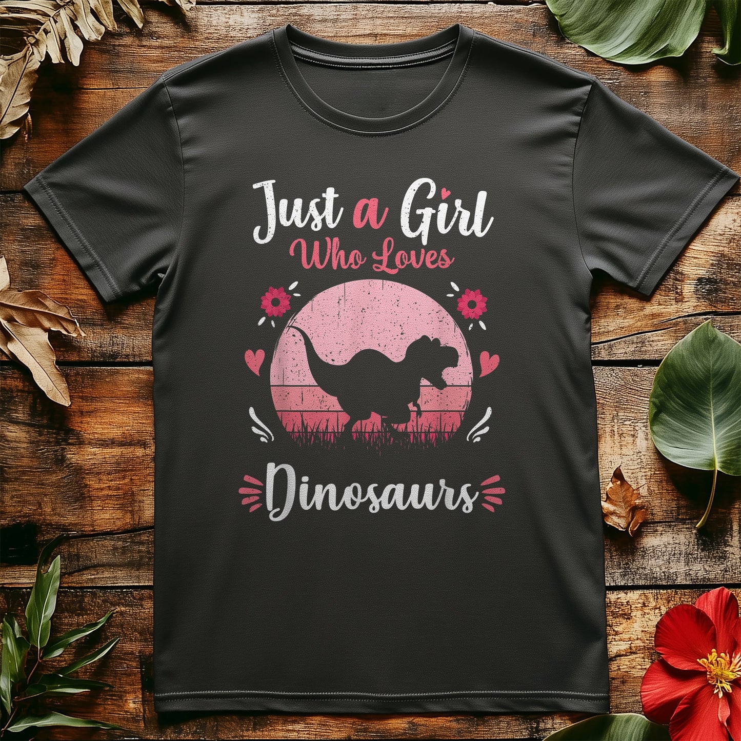 Just A Girl Who Dinosaurs T-Shirt -