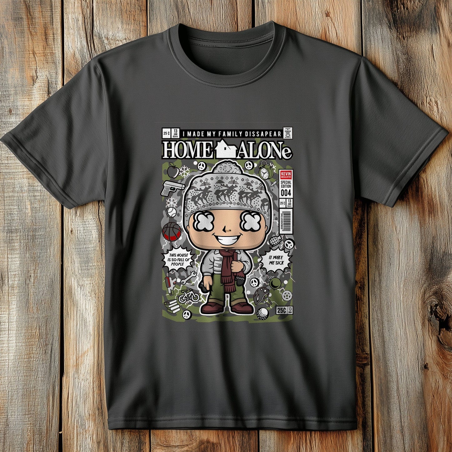Kevin Home Alone T-Shirt - Hilariously