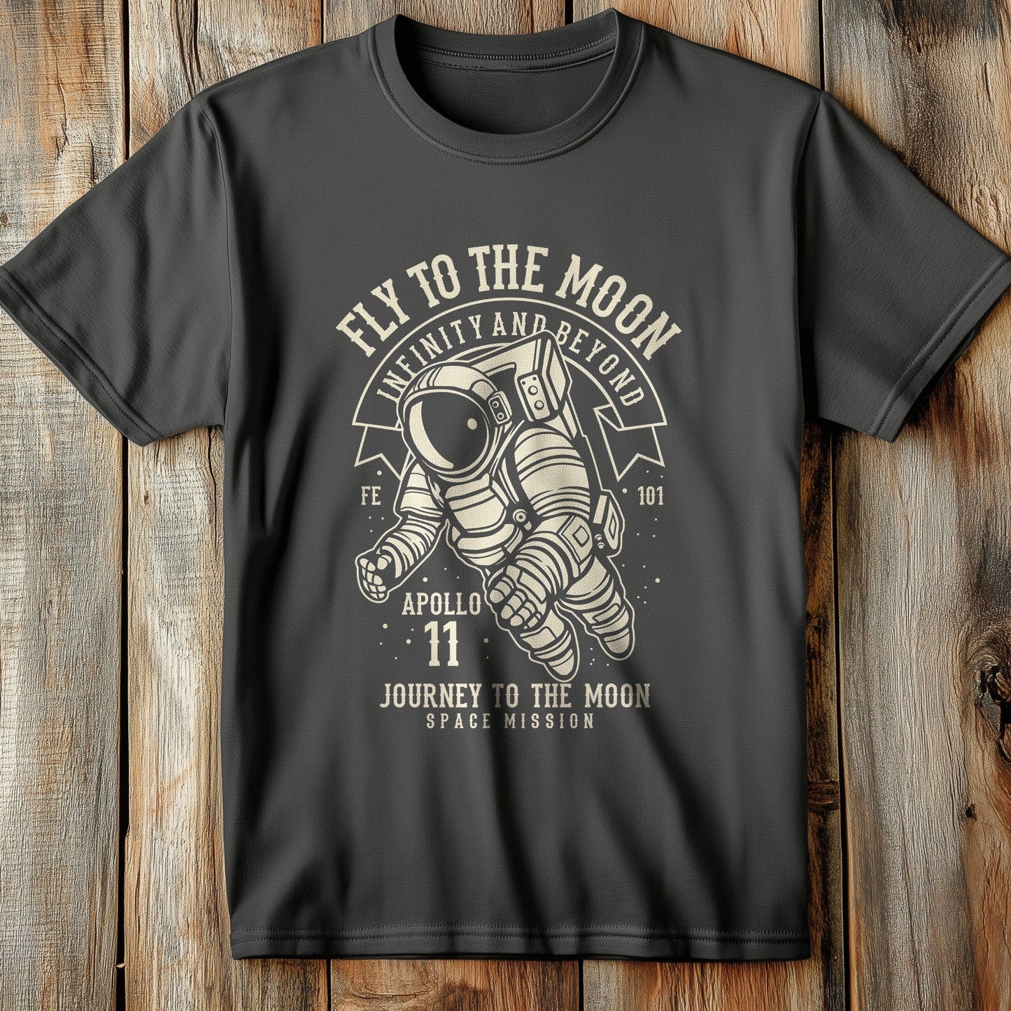 Fly To The Moon Funny T-Shirt