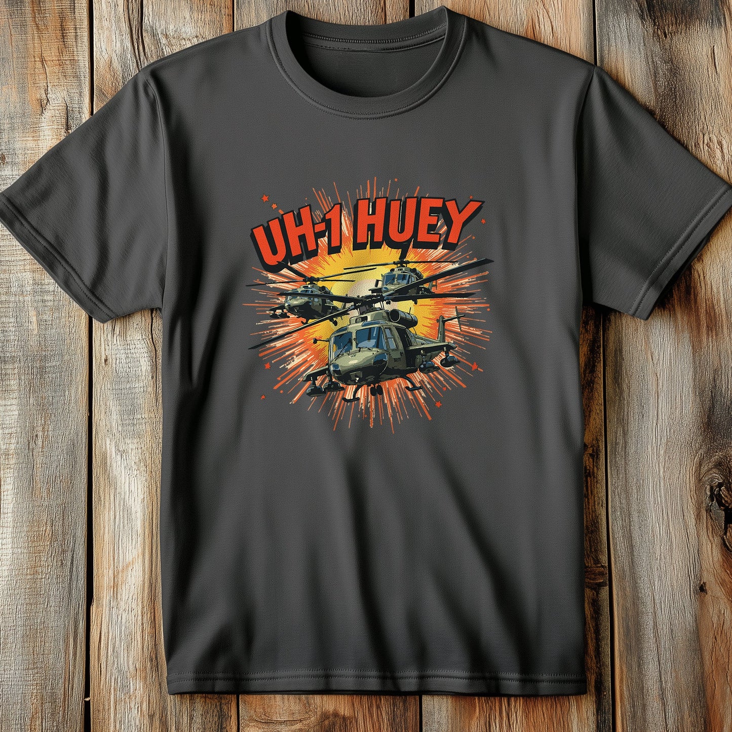 Comic UH1 Huey - T-Shirt