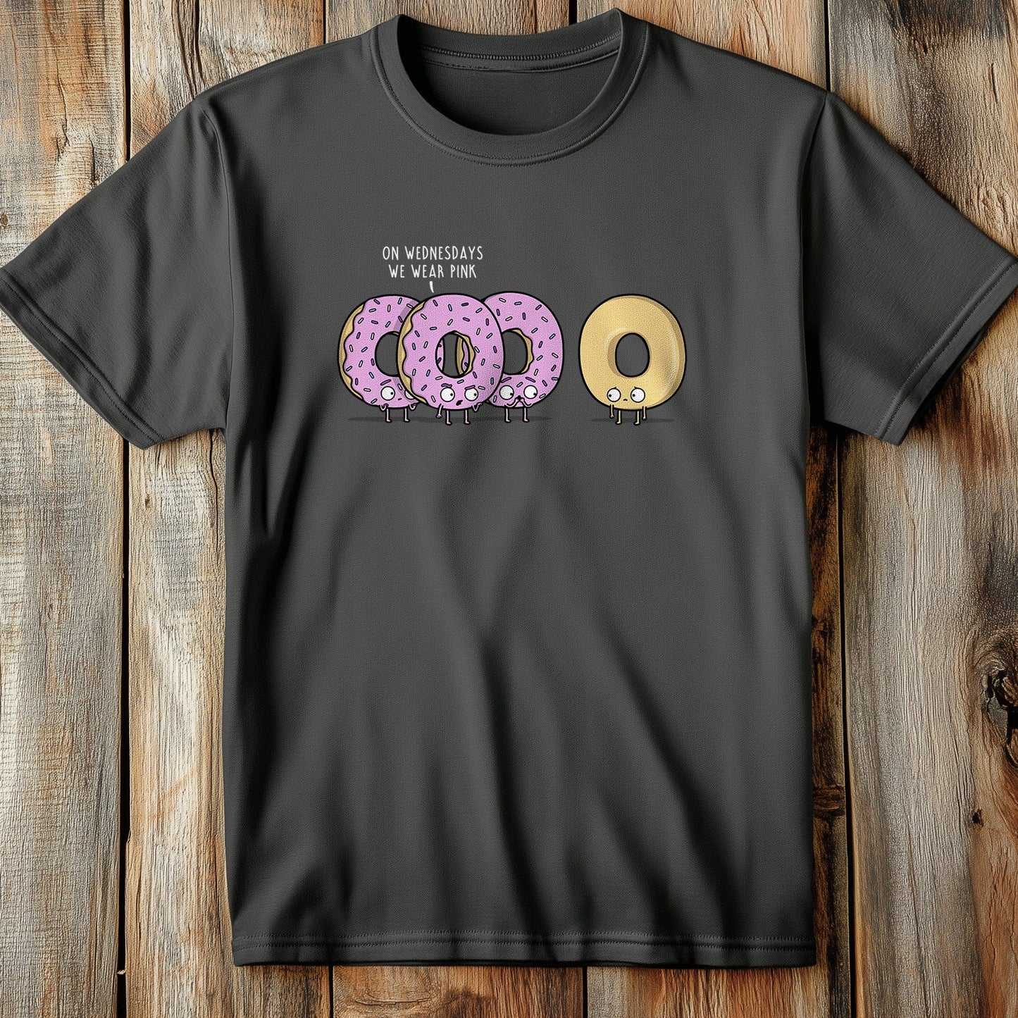 Pink Wednesday Donuts t-shirt