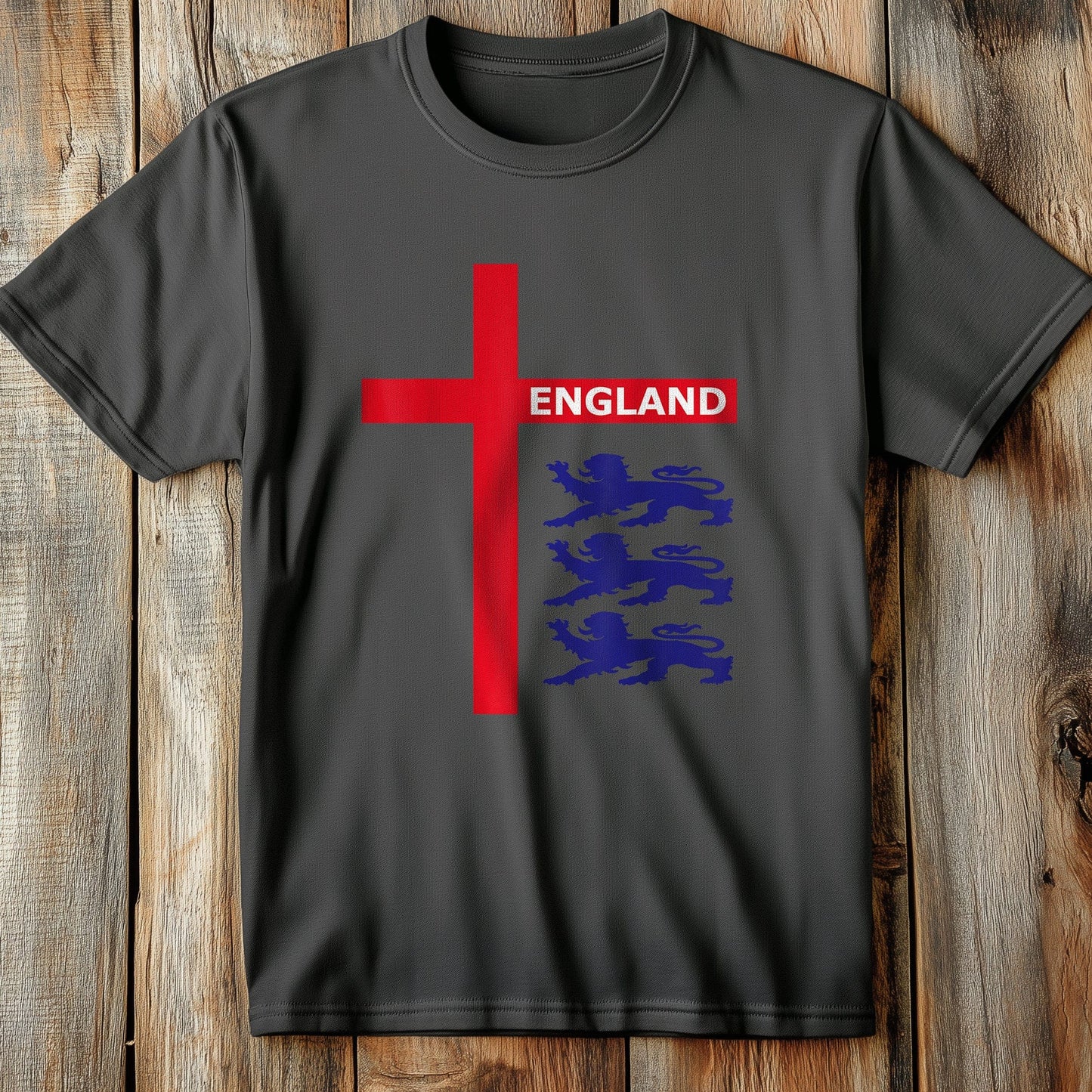 Lion Hearted England Fan T-Shirt