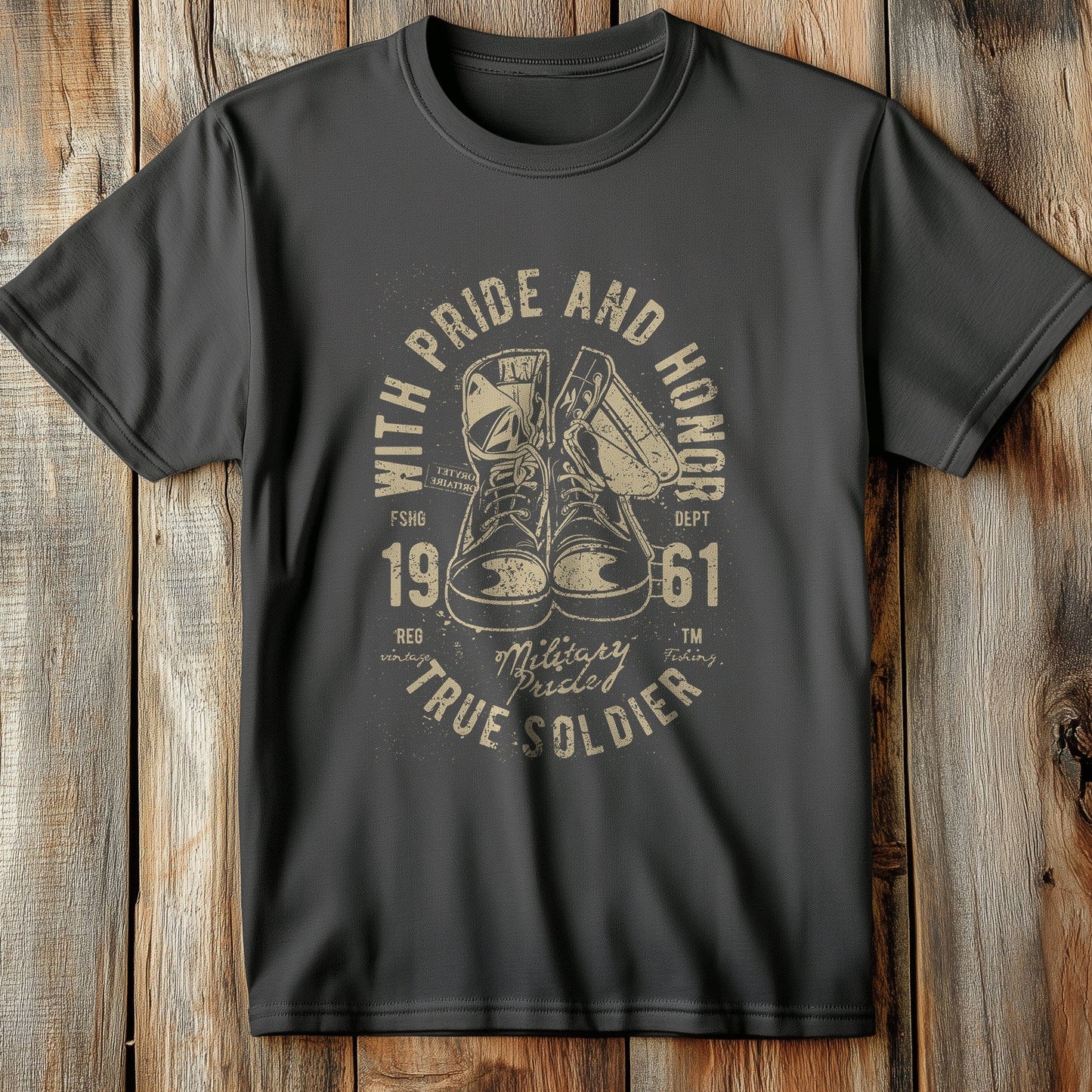 Military Shoe t-shirt