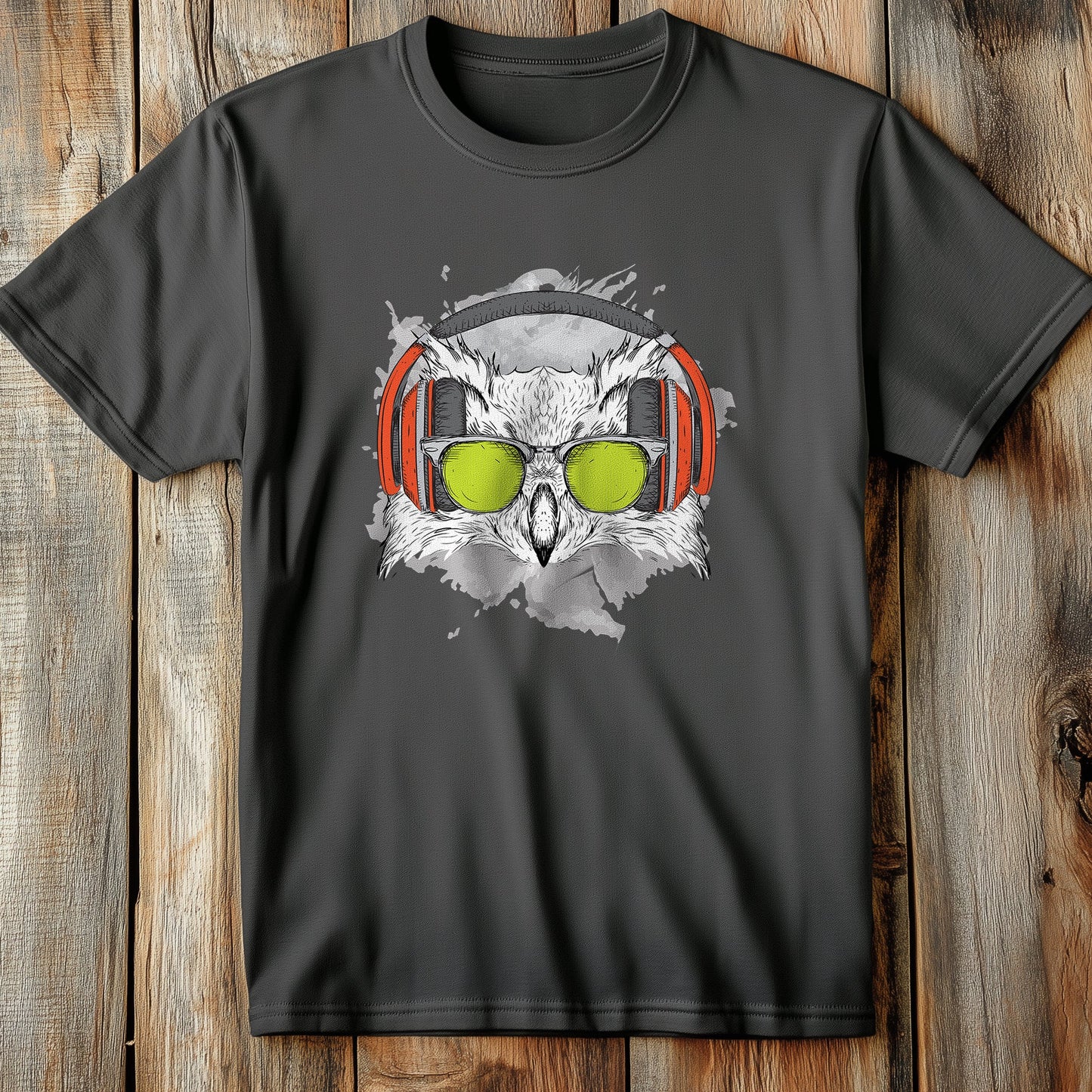 Owl Headphones T T-Shirt