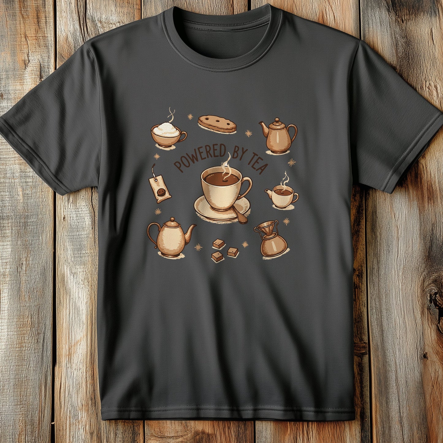 Powered By Tea T T-Shirt