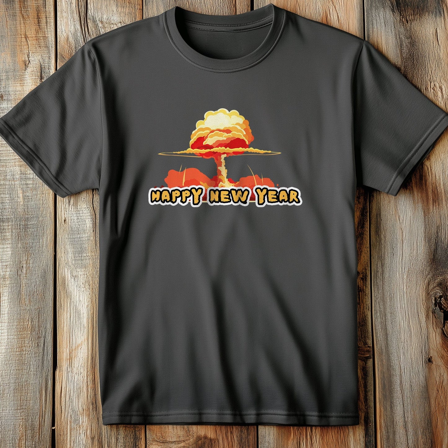 Happy New Year Nuclear Bomb T-Shirt