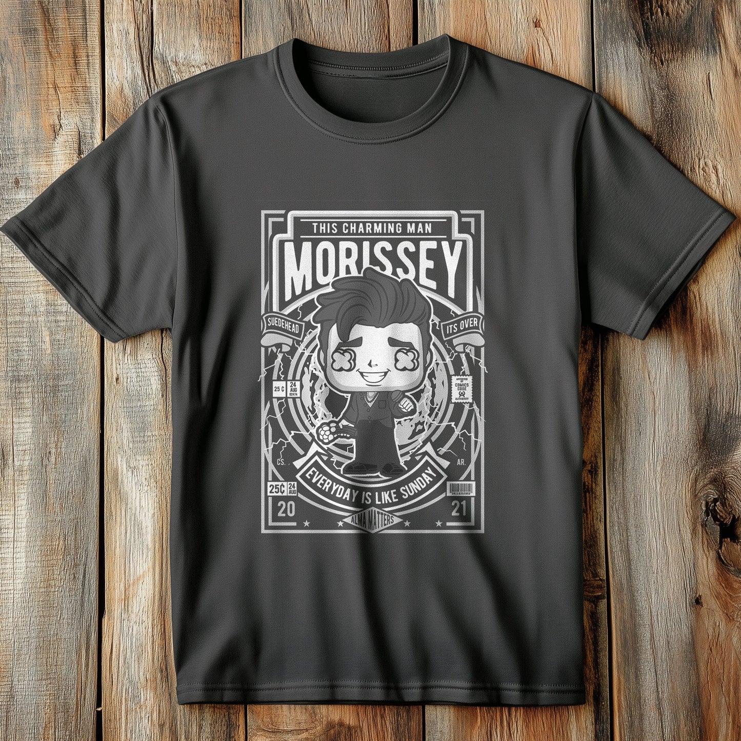 Morrissey Moustache Mayhem T-shirt