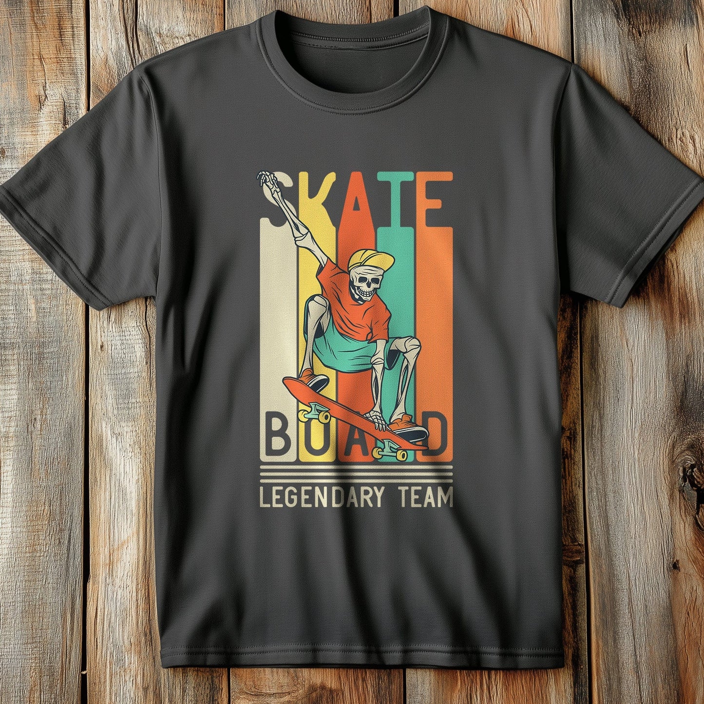 Skateboard_Skeleton t-shirt -