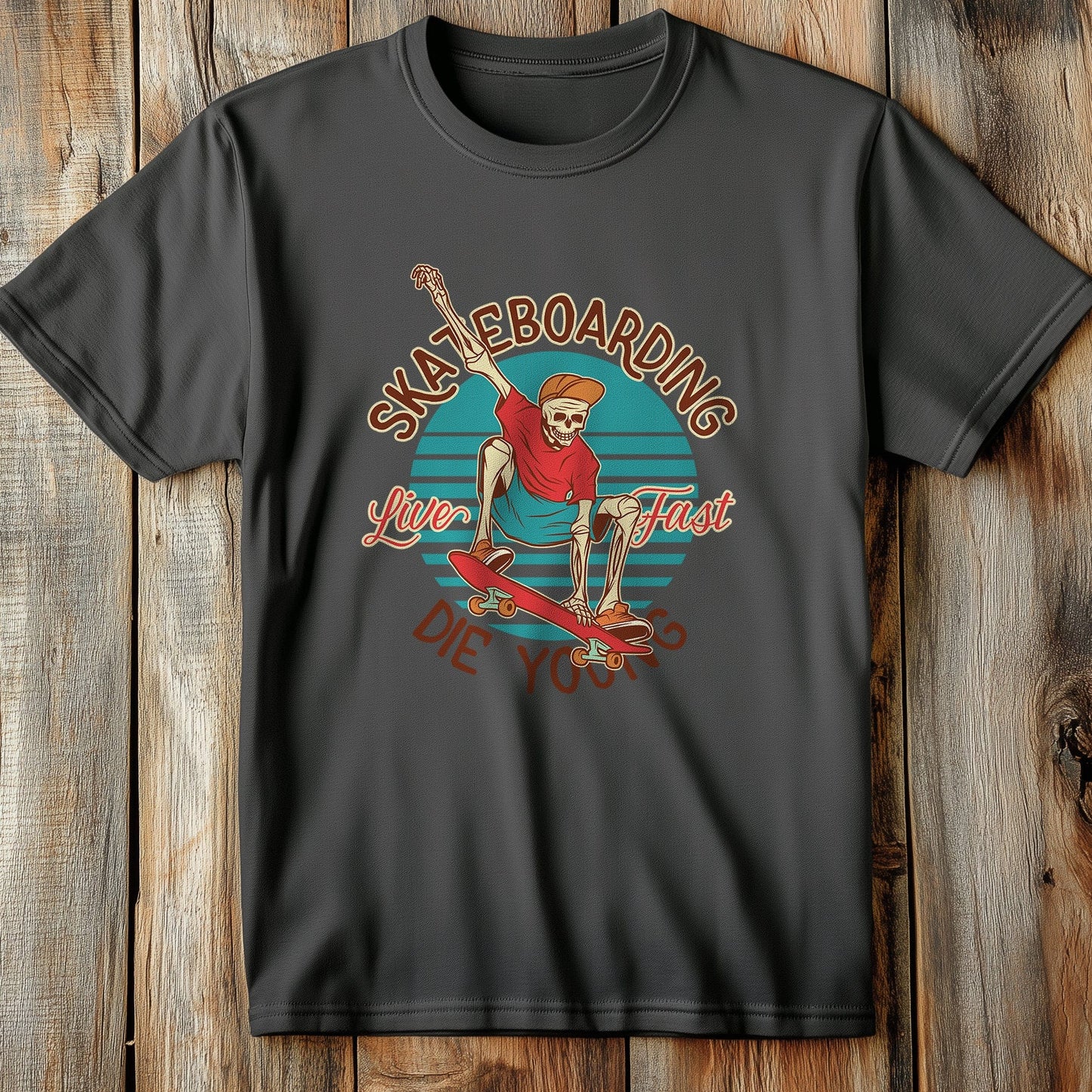 Skateboard_9 Skeleton T-Shirt - Roll