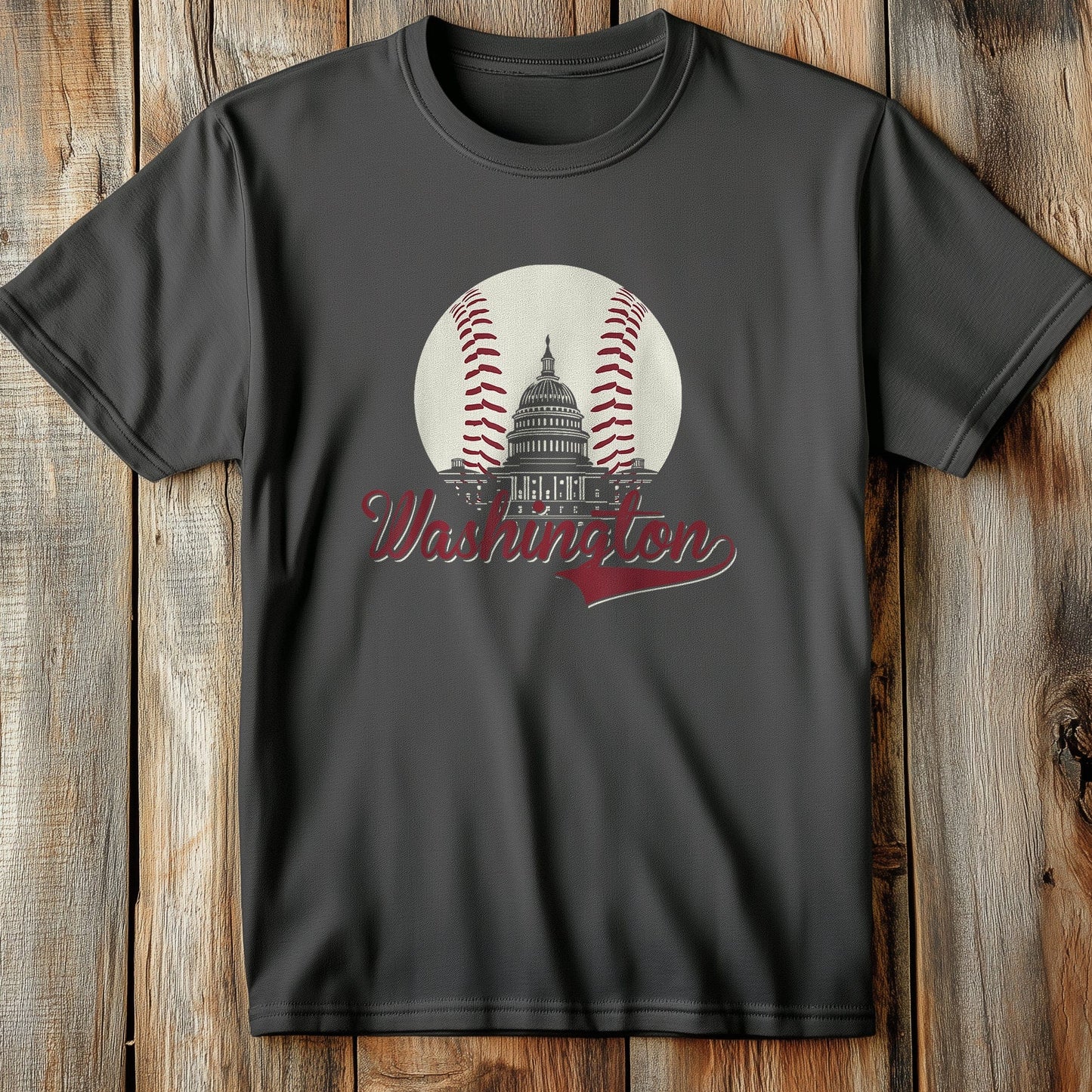 Retro Washington DC Baseball T-Shirt