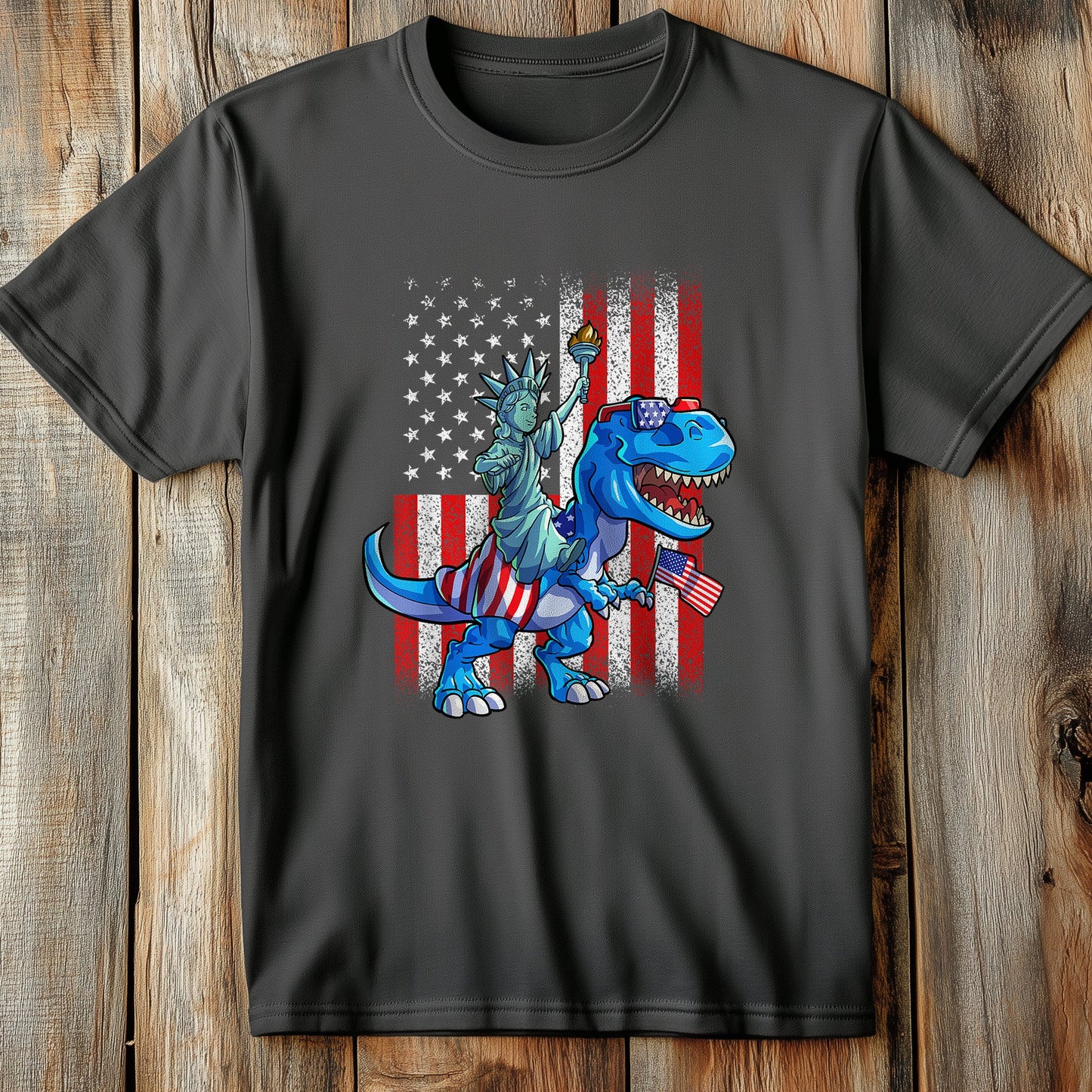 Dino Statue Of T-Shirt