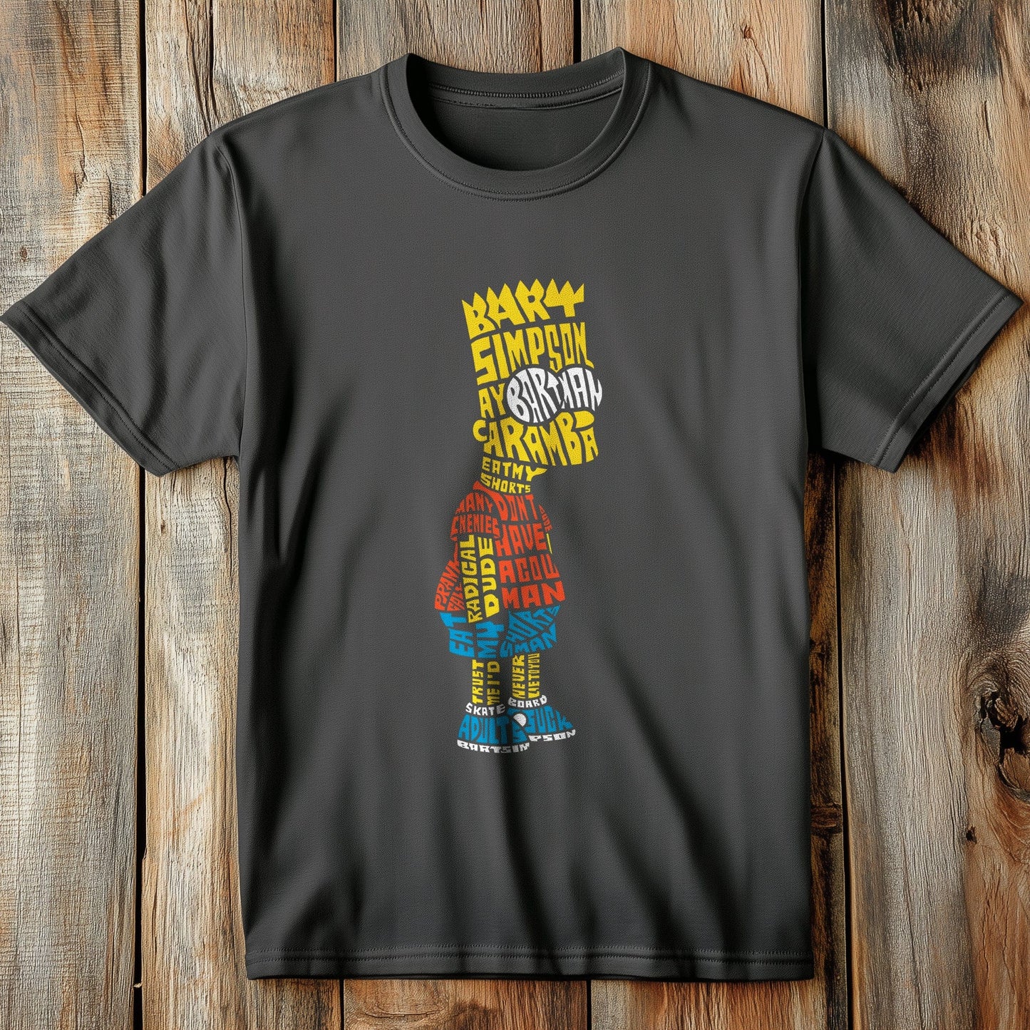 Bart Simpson Text T-Shirt