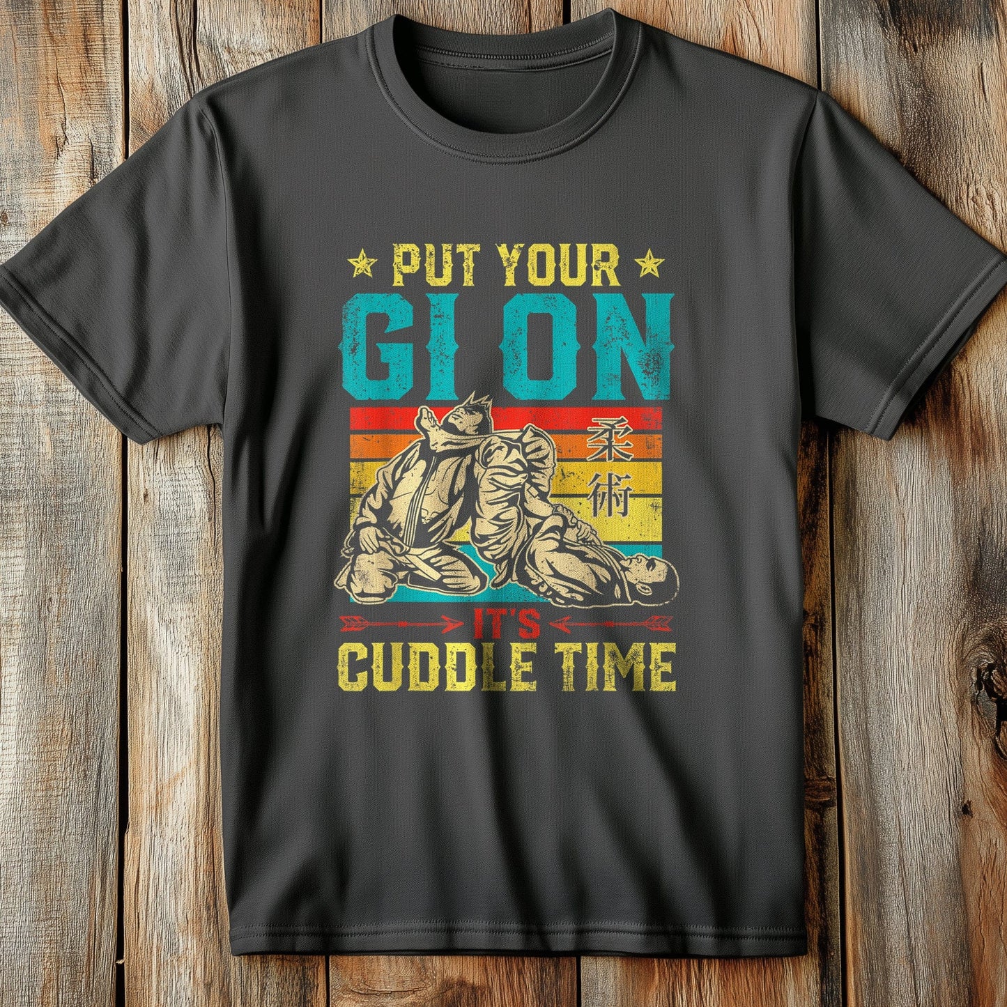 Jiu Jitsu Cuddle Time Vintage T-Shirt