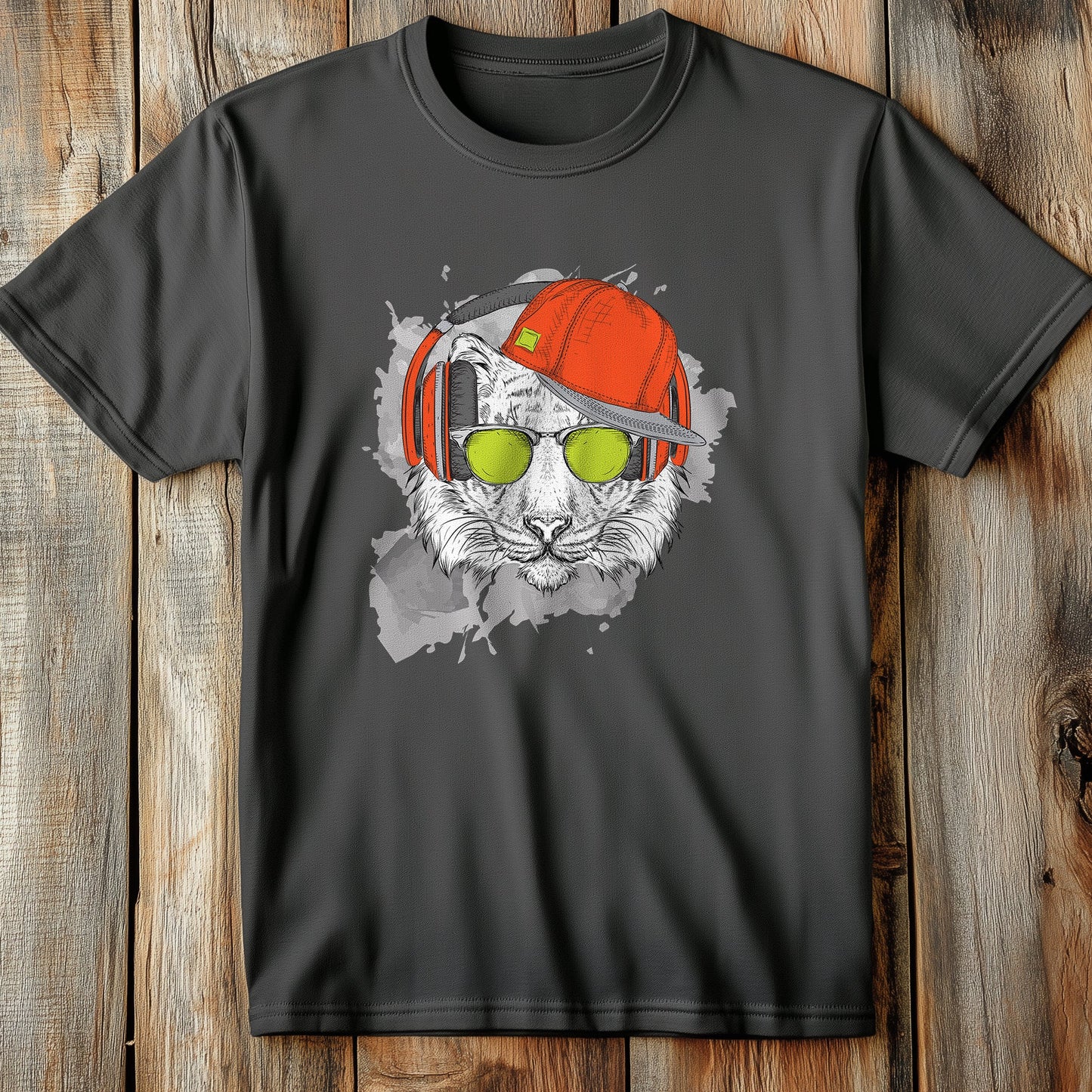 Tiger Headphone T T-Shirt